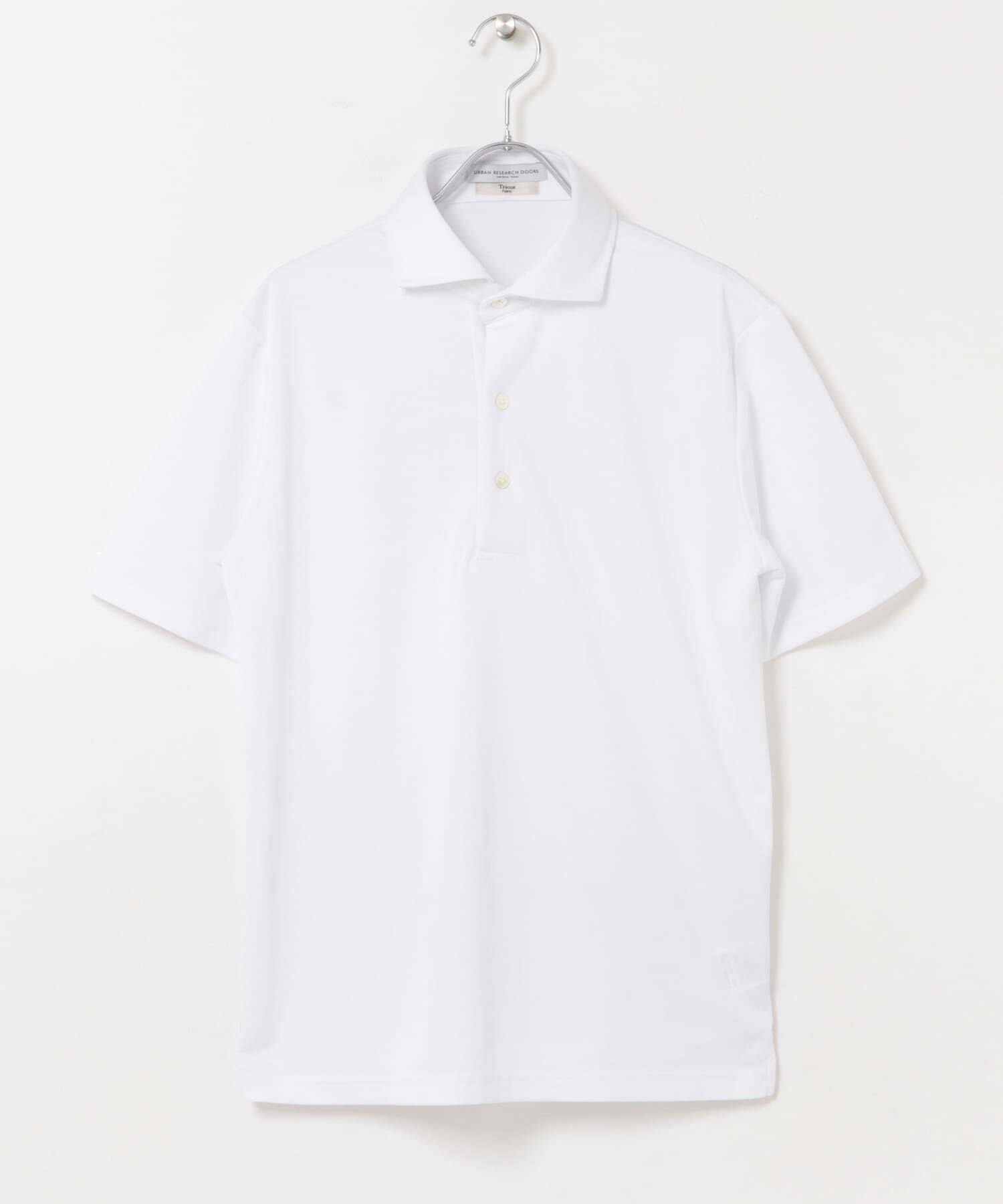 URBAN RESEARCH DOORS「LIFE STYLE TAILOR　トリコットセミワイド半袖プルオーバー無地」|シャツ・ブラウス|