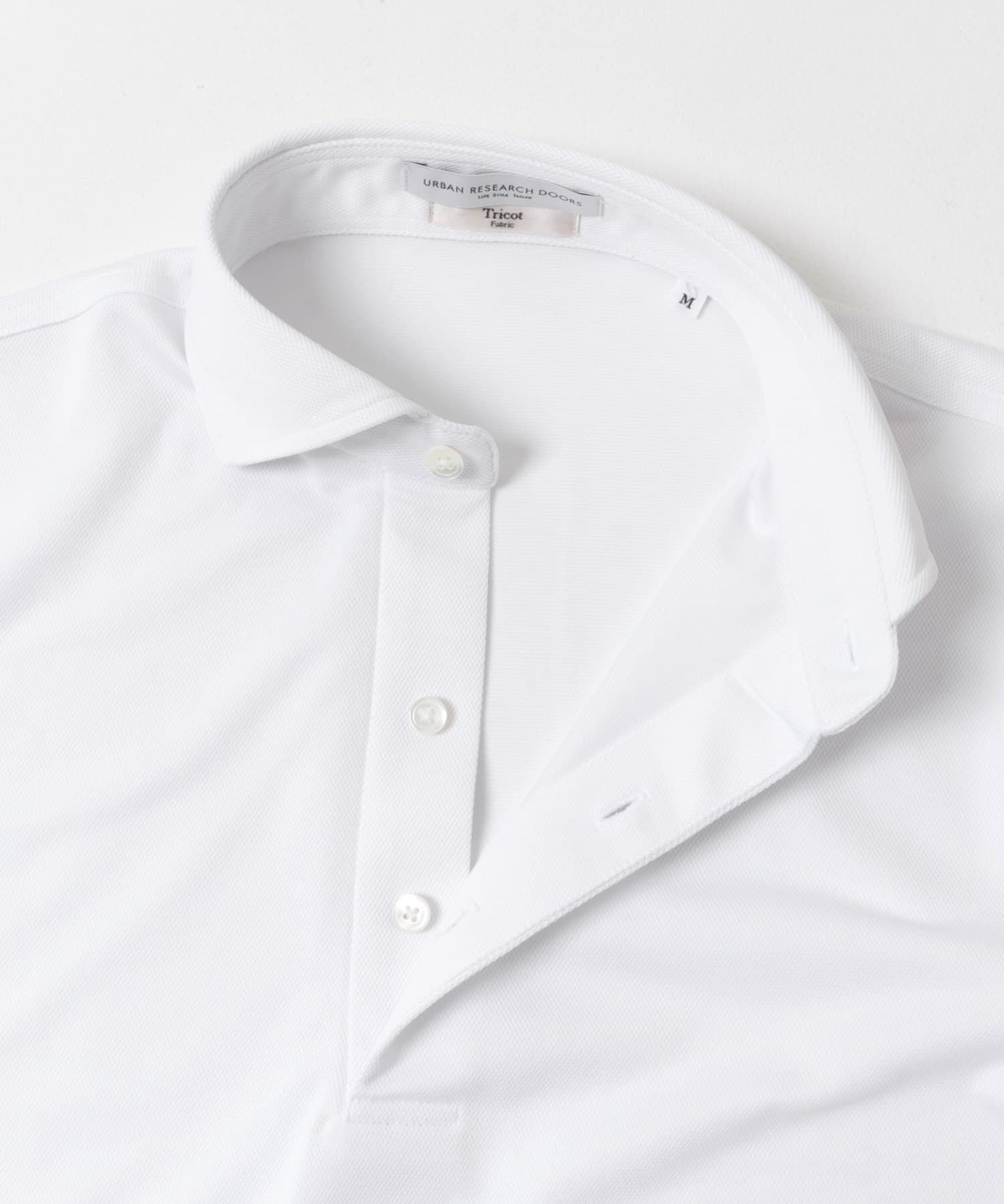 URBAN RESEARCH DOORS「LIFE STYLE TAILOR　トリコットセミワイド半袖プルオーバー無地」|シャツ・ブラウス|