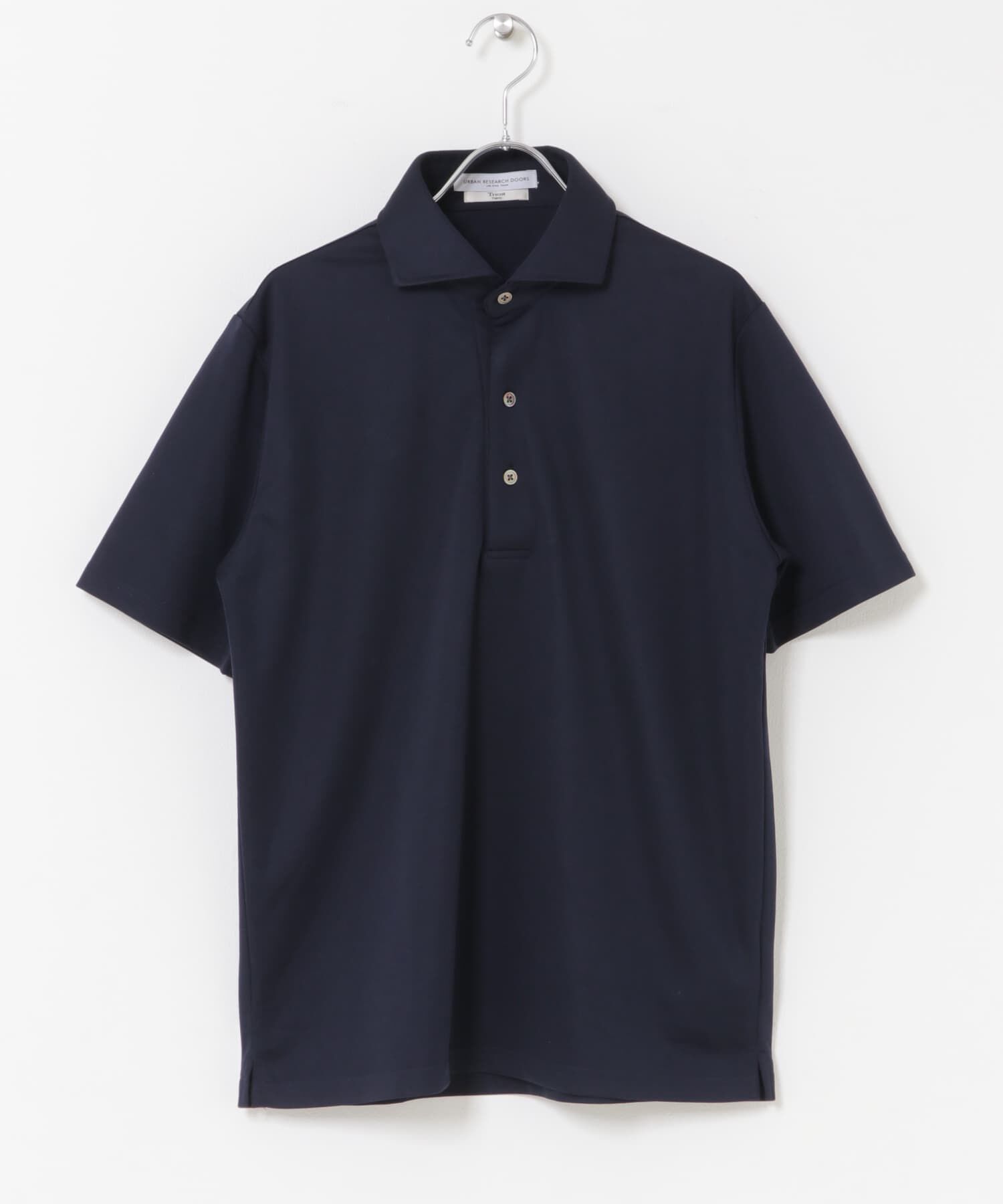 URBAN RESEARCH DOORS「LIFE STYLE TAILOR　トリコットセミワイド半袖プルオーバー無地」|シャツ・ブラウス|