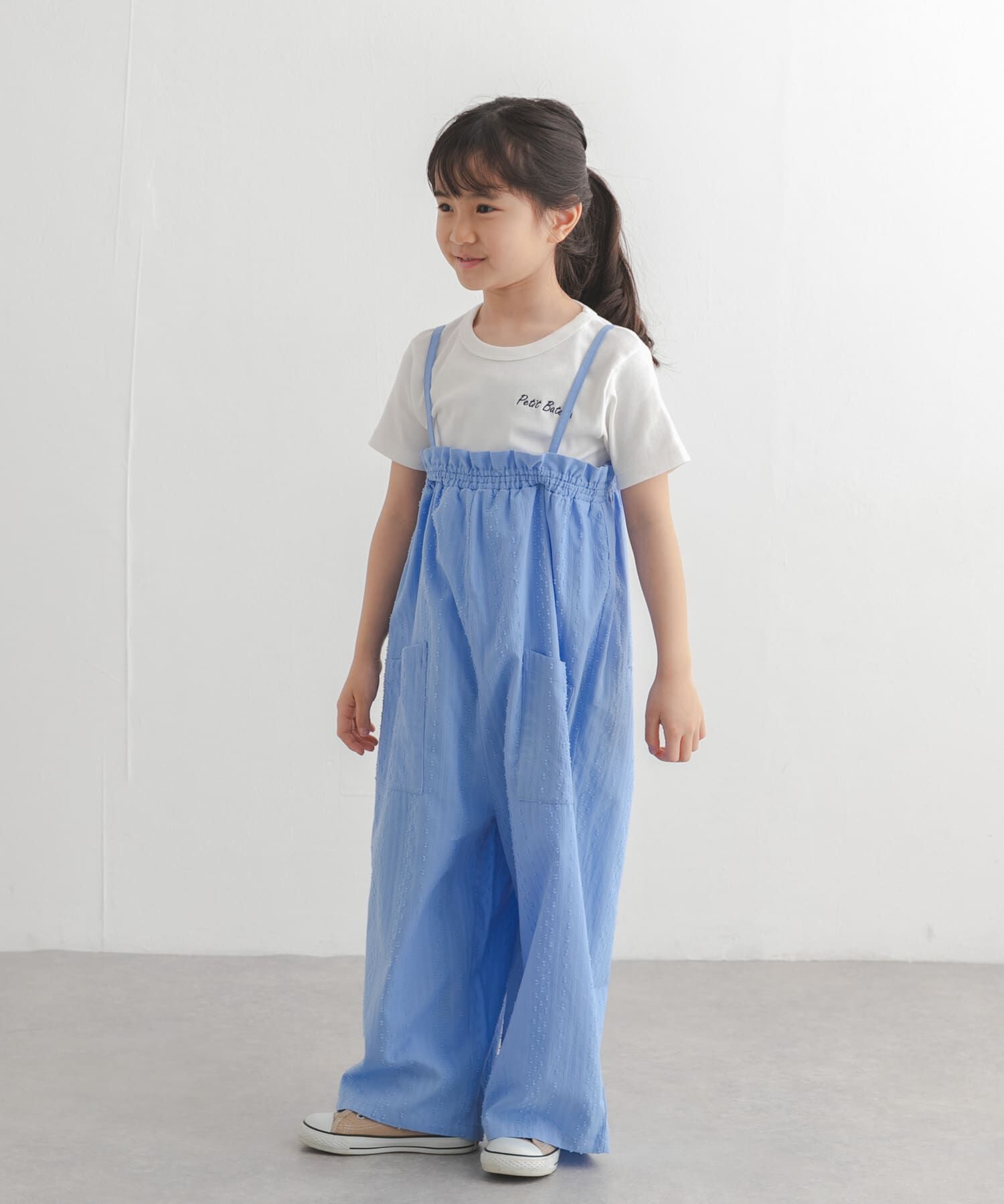 URBAN RESEARCH DOORS「『別注』PETIT BATEAU&times;DOORS　刺繍ロゴTシャツ(KIDS)」|Tシャツ・カットソー|