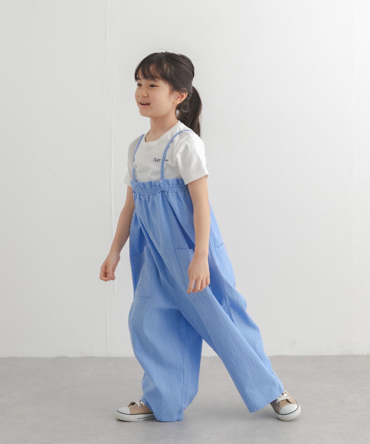 URBAN RESEARCH DOORS「『別注』PETIT BATEAU&times;DOORS　刺繍ロゴTシャツ(KIDS)」|Tシャツ・カットソー|