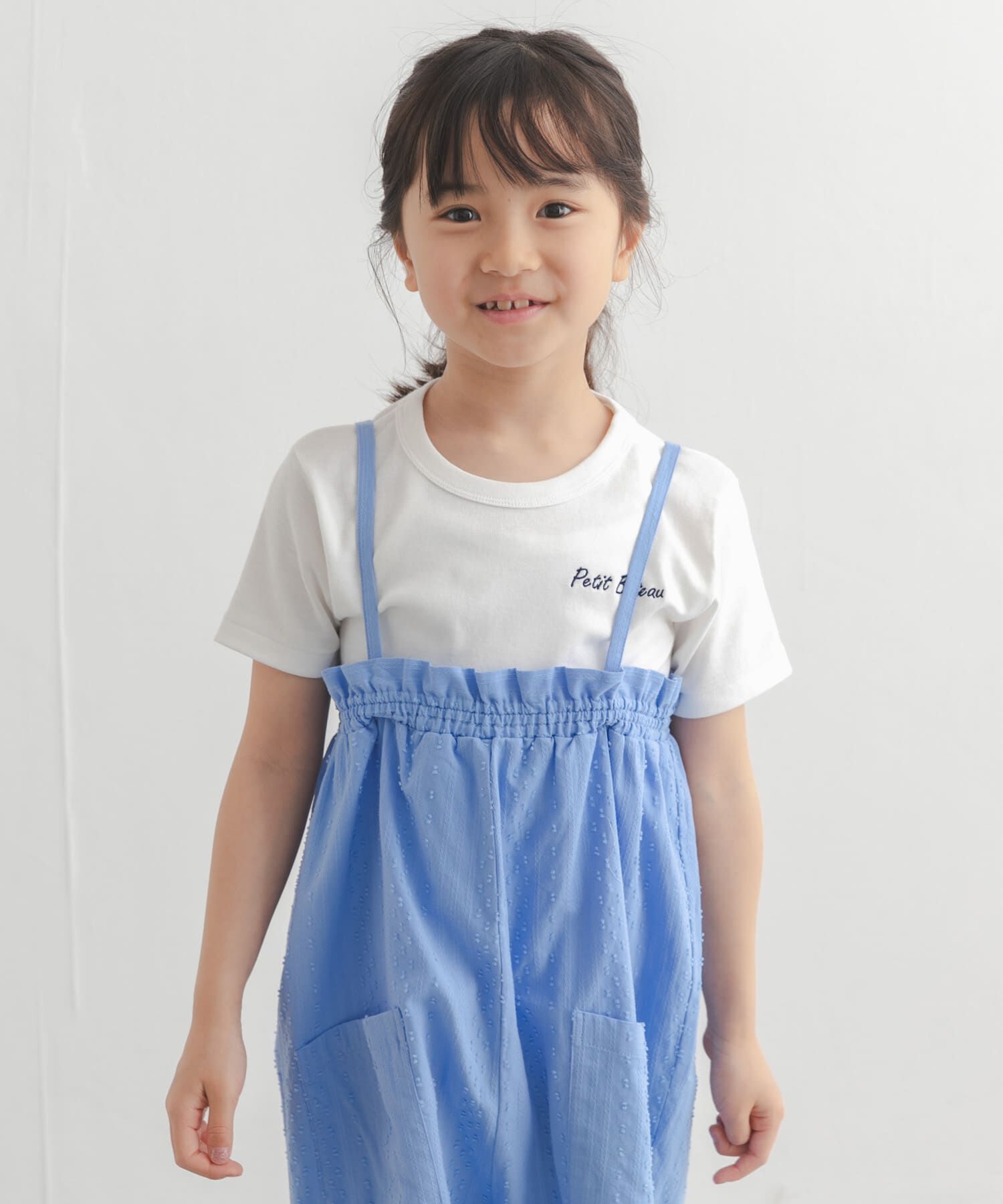 URBAN RESEARCH DOORS「『別注』PETIT BATEAU&times;DOORS　刺繍ロゴTシャツ(KIDS)」|Tシャツ・カットソー|