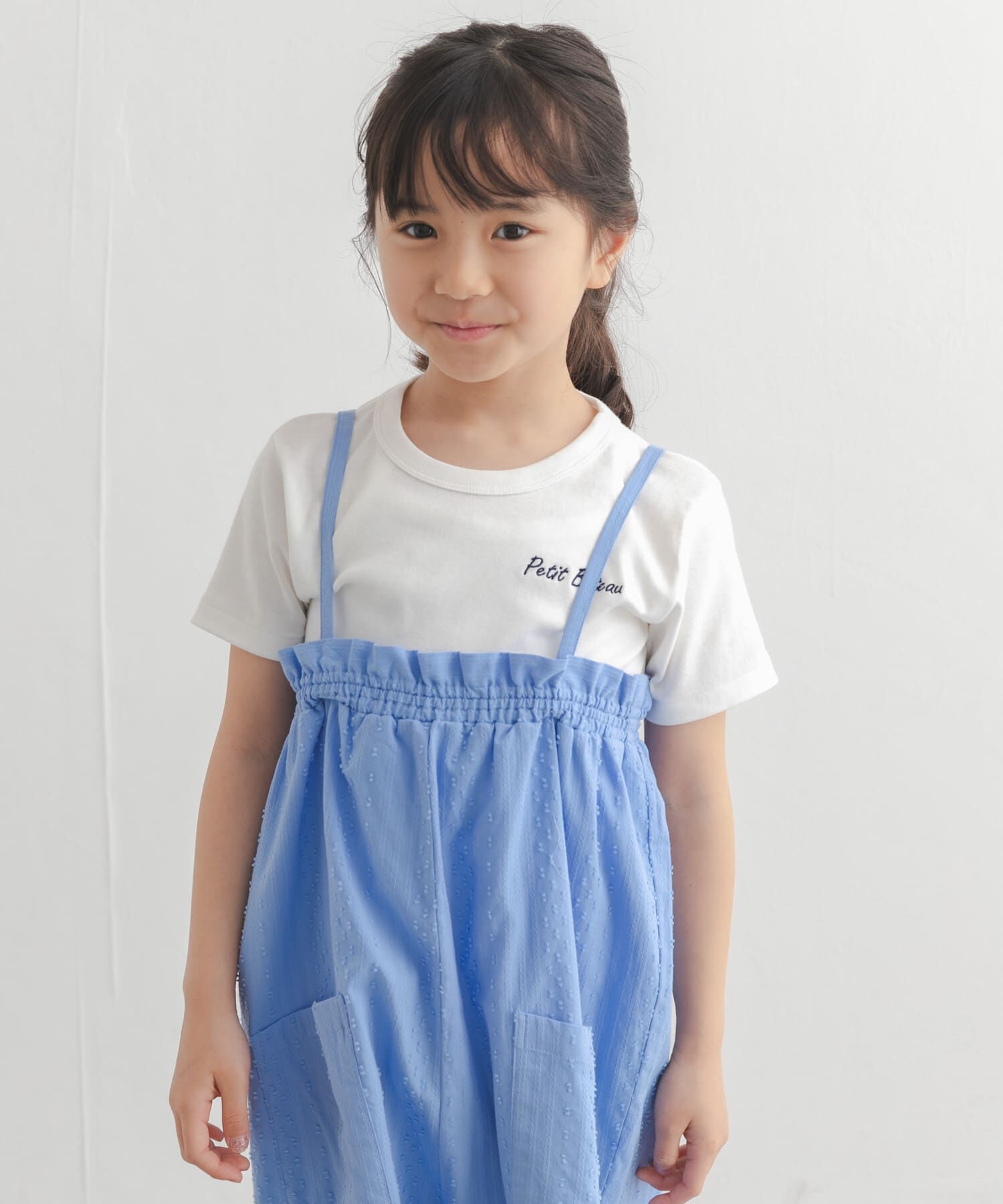 URBAN RESEARCH DOORS「『別注』PETIT BATEAU&times;DOORS　刺繍ロゴTシャツ(KIDS)」|Tシャツ・カットソー|