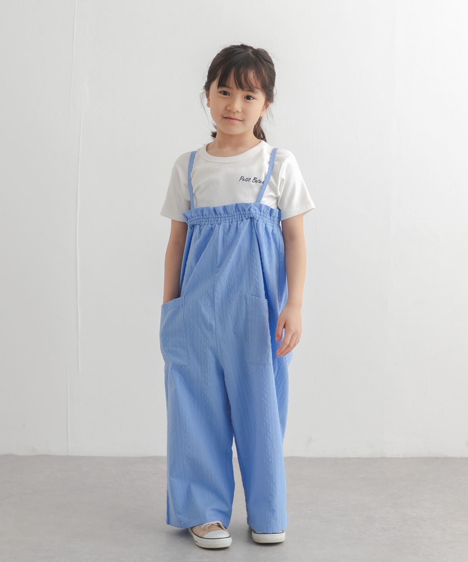 URBAN RESEARCH DOORS「『別注』PETIT BATEAU&times;DOORS　刺繍ロゴTシャツ(KIDS)」|Tシャツ・カットソー|