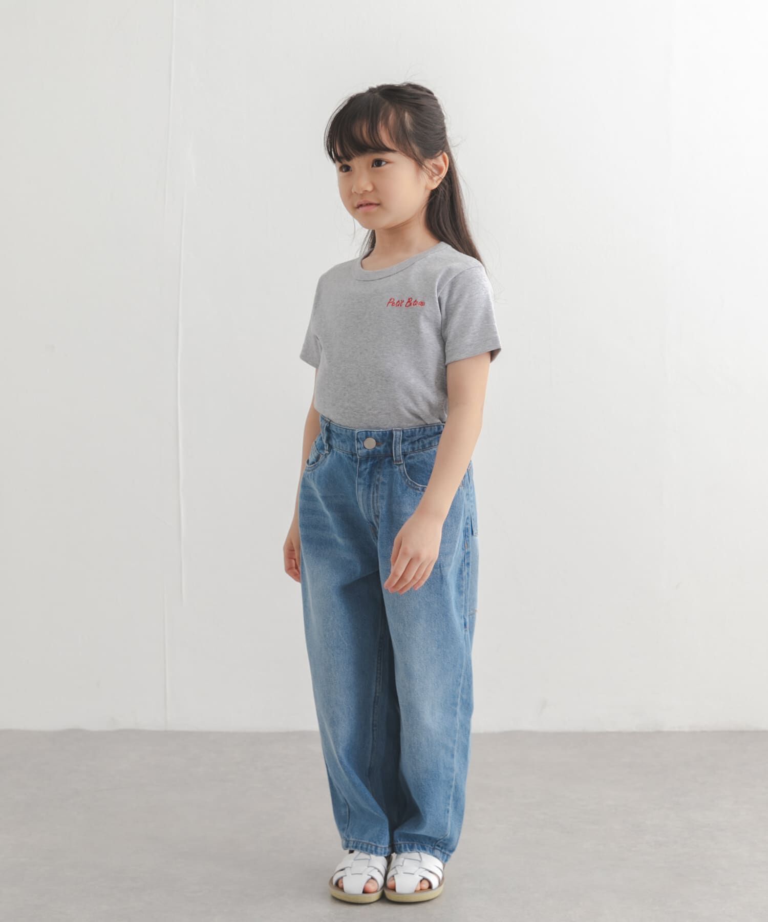 URBAN RESEARCH DOORS「『別注』PETIT BATEAU&times;DOORS　刺繍ロゴTシャツ(KIDS)」|Tシャツ・カットソー|