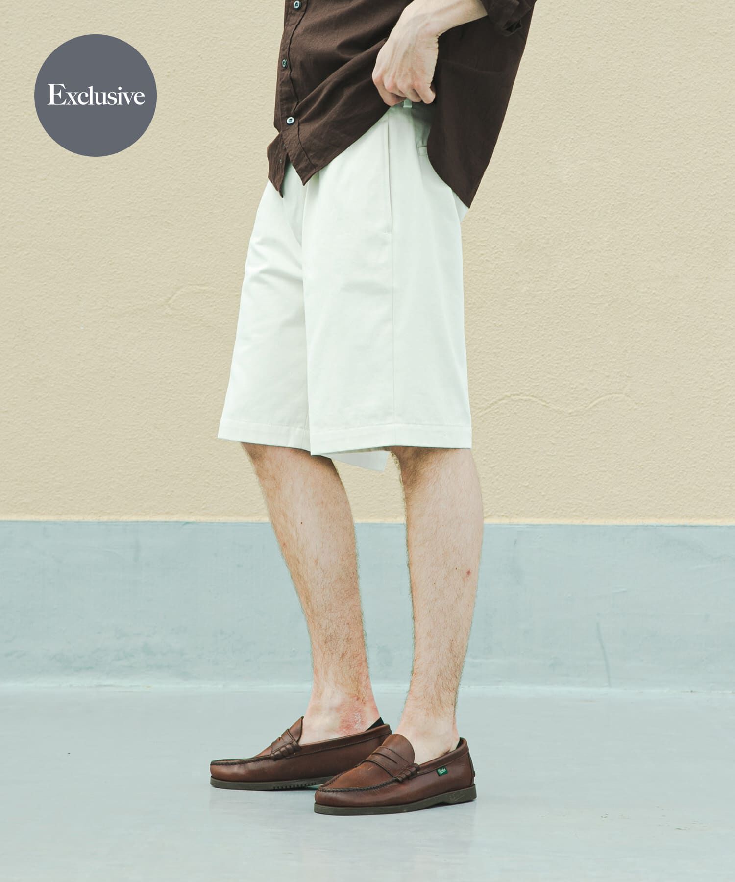 URBAN RESEARCH「『別注』BROOKS BROTHERS&times;URBAN RESEARCH　PLEAT SHORTS」|その他|ベージュ系その他
