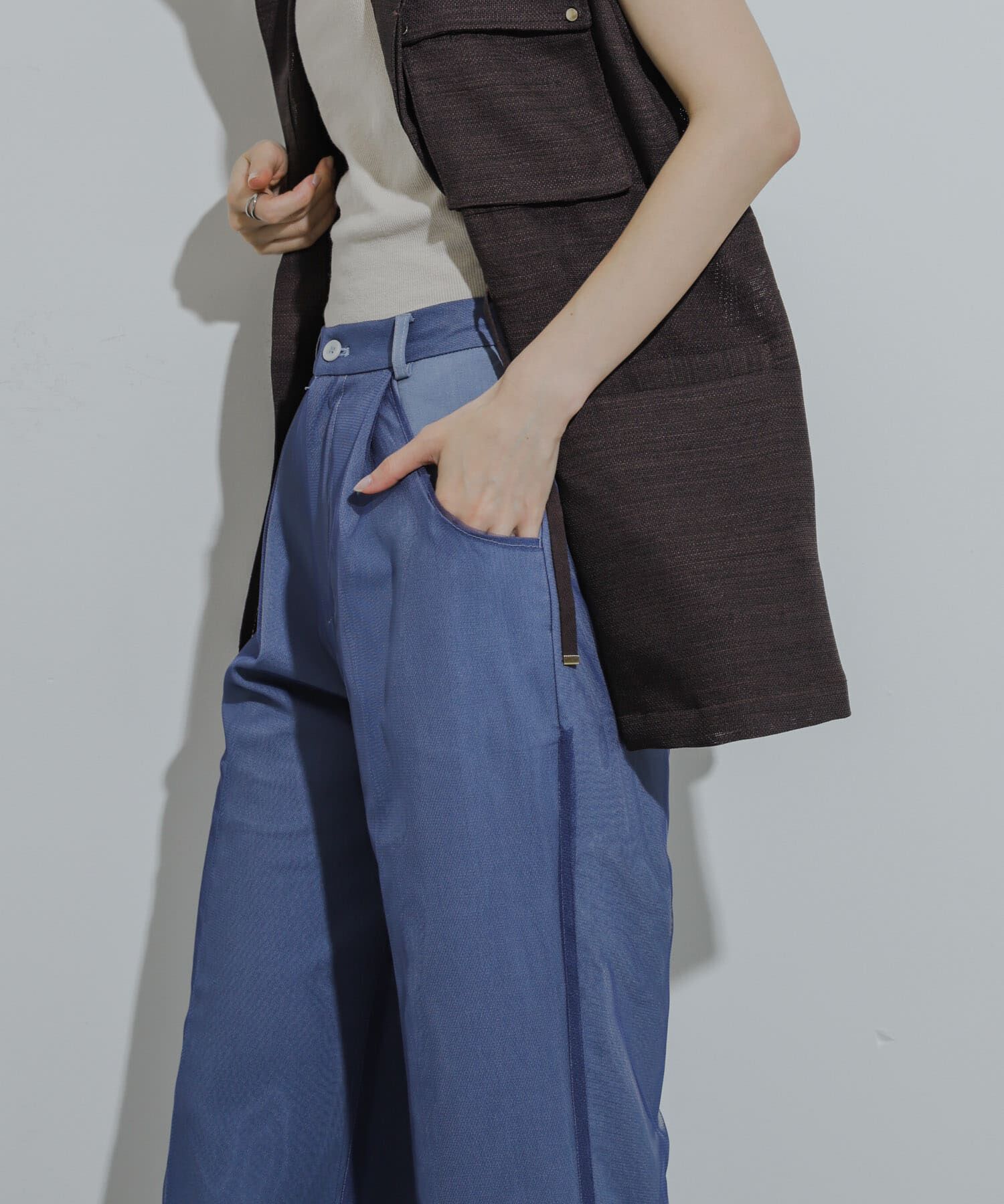 SENSE OF PLACE by URBAN RESEARCH「チュールストレートパンツ」|その他|