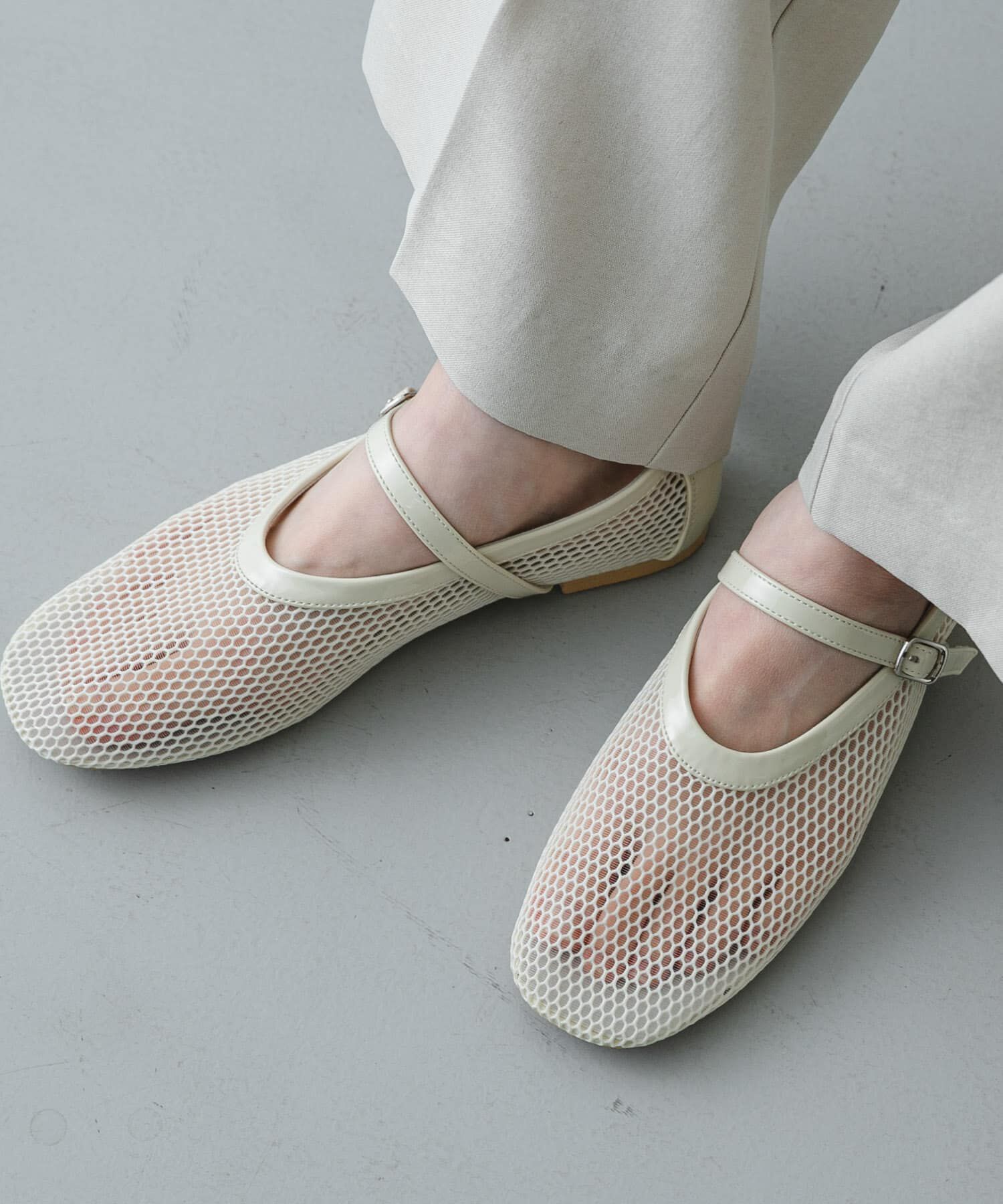 SENSE OF PLACE by URBAN RESEARCH「『軽量』メッシュフラットシューズ」|パンプス|