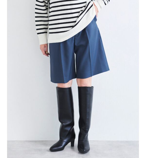 le.coeur blanc「ツイルストレッチハーフパンツ」|その他|