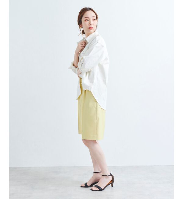 le.coeur blanc「ツイルストレッチハーフパンツ」|その他|