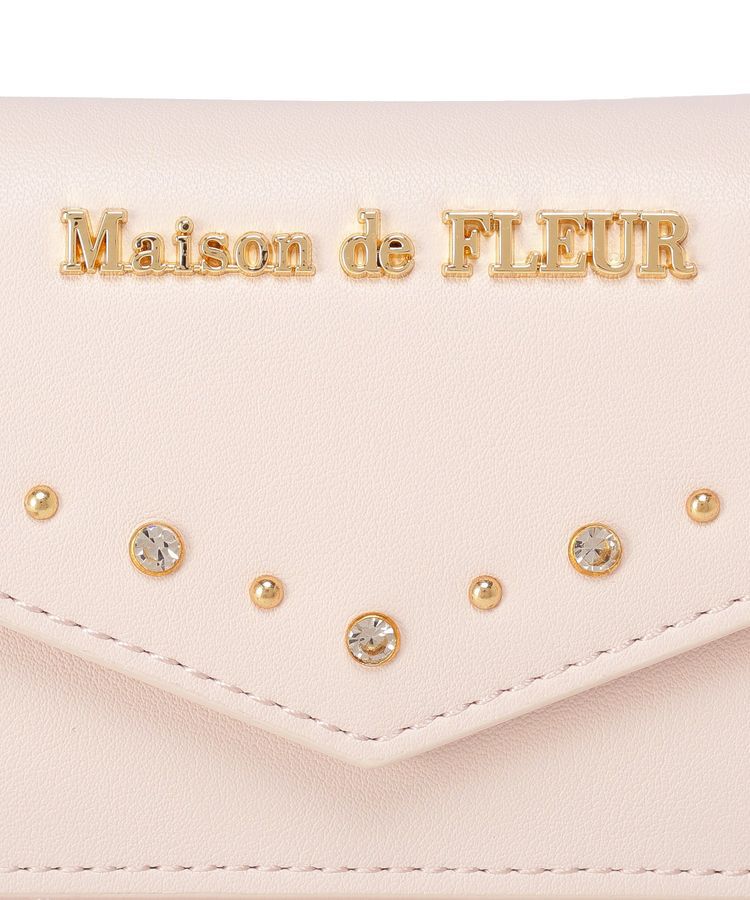 Maison de FLEUR「ビジュースタッズプチウォレット」|財布|