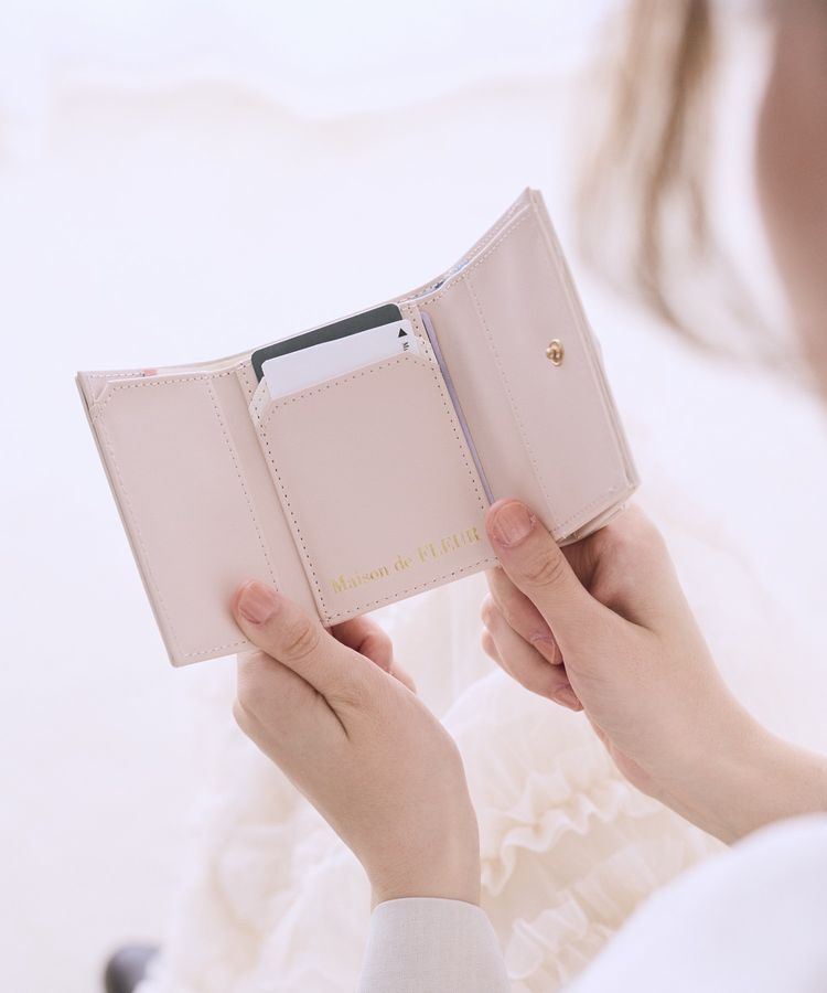 Maison de FLEUR「ビジュースタッズプチウォレット」|財布|