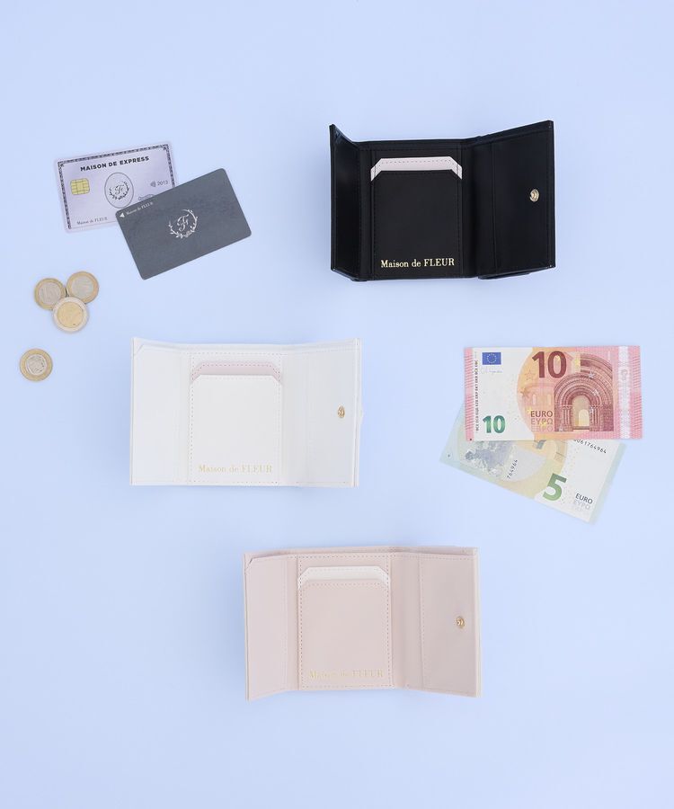 Maison de FLEUR「ビジュースタッズプチウォレット」|財布|