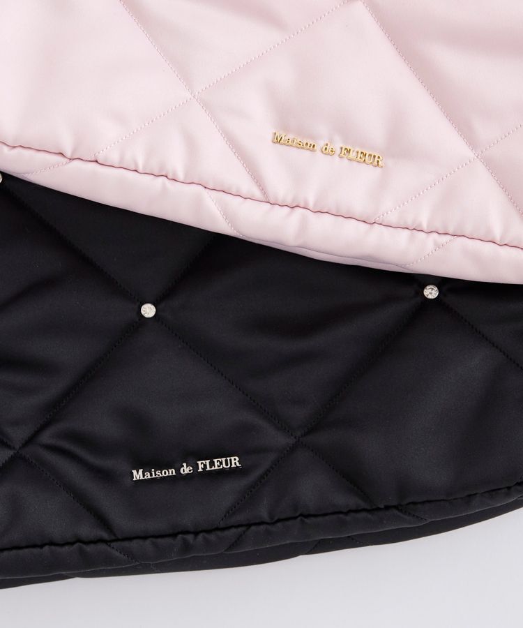 Maison de FLEUR「キルティングエアリーキャリーオンバッグ」|トートバッグ|
