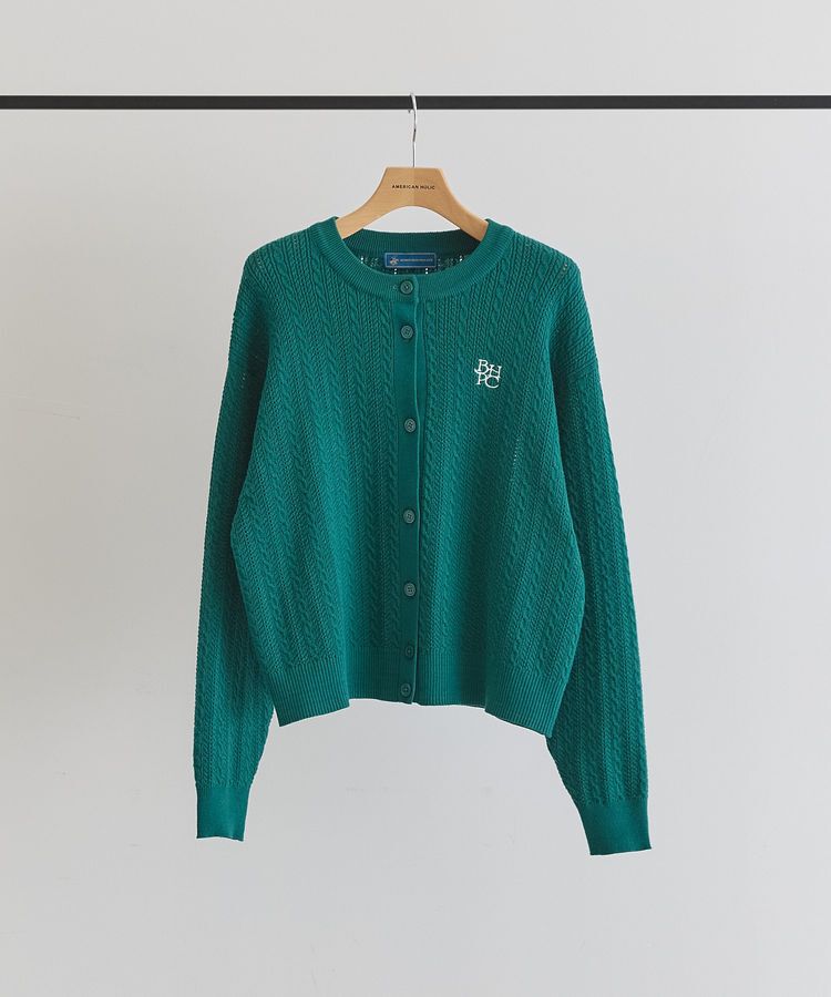 AMERICAN HOLIC「【BEVERLY HILLS POLO CLUB】ニットカーディガン」|カーディガン|