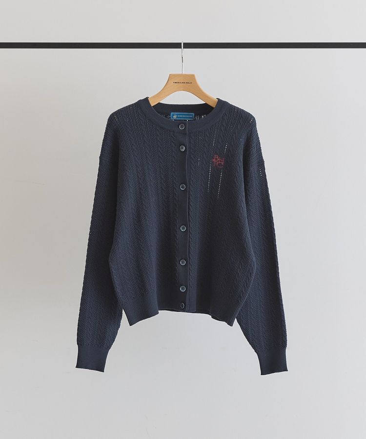 AMERICAN HOLIC「【BEVERLY HILLS POLO CLUB】ニットカーディガン」|カーディガン|