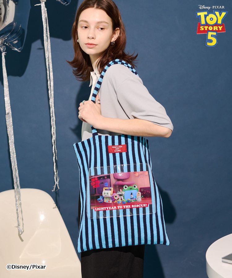 AMERICAN HOLIC「【TOY STORY 5】ストライプパイルトートBAG」|トートバッグ|