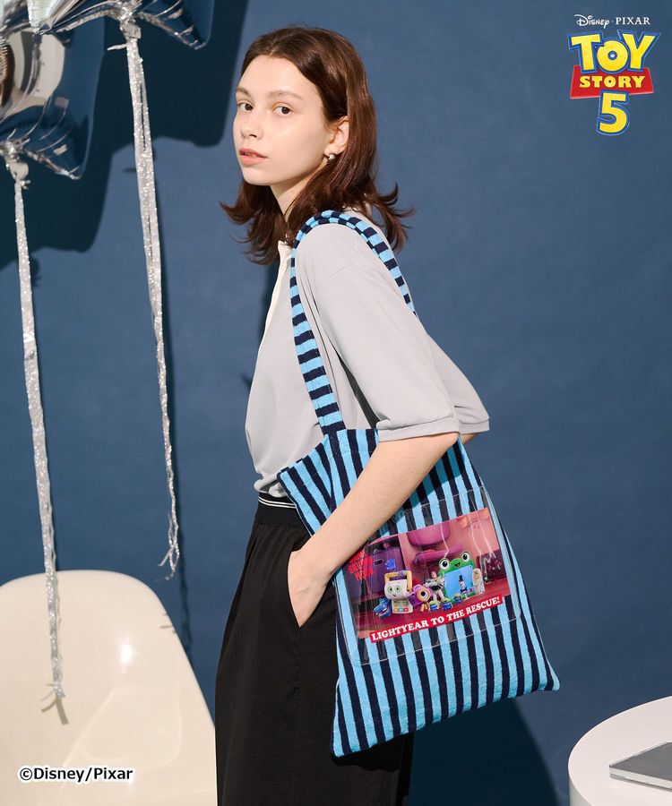 AMERICAN HOLIC「【TOY STORY 5】ストライプパイルトートBAG」|トートバッグ|