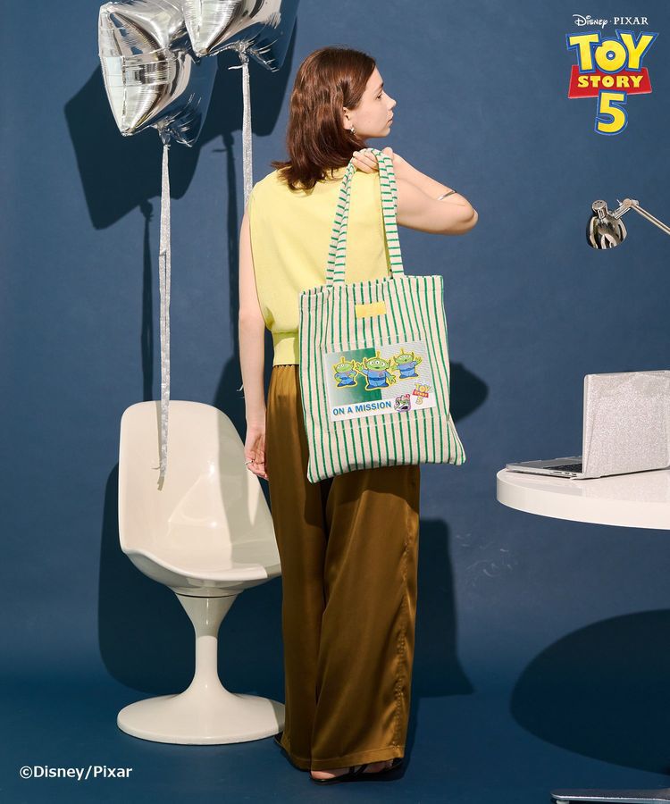 AMERICAN HOLIC「【TOY STORY 5】ストライプパイルトートBAG」|トートバッグ|