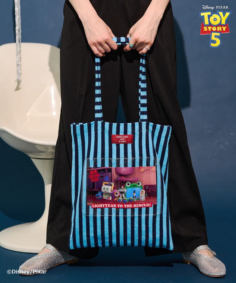 AMERICAN HOLIC「【TOY STORY 5】ストライプパイルトートBAG」|トートバッグ|
