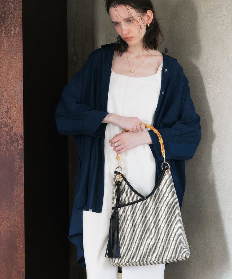 YECCA VECCA「【尾崎紗代子さん着用】＜A4対応＞チャーム付き2wayショルダーバッグ」|ショルダー・メッセンジャー|