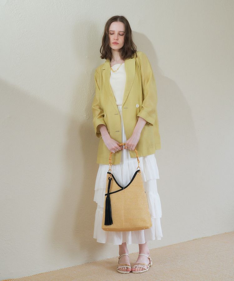 YECCA VECCA「【尾崎紗代子さん着用】＜A4対応＞チャーム付き2wayショルダーバッグ」|ショルダー・メッセンジャー|
