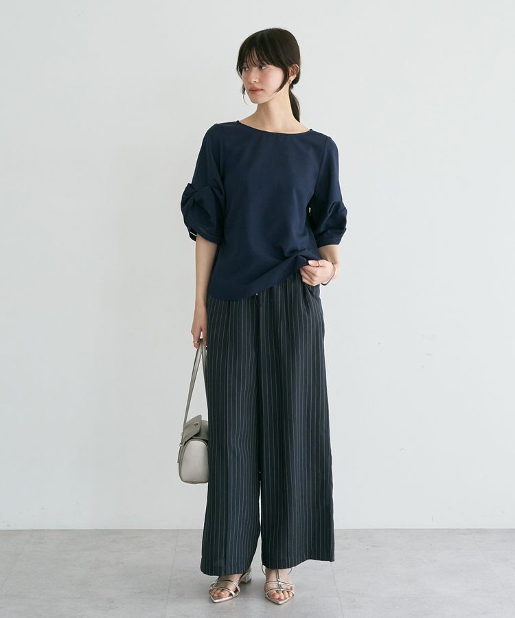 YECCA VECCA「【UVカット】サラサライージーワイドパンツ」|その他|