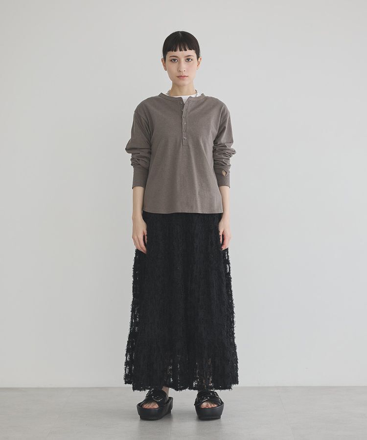GARAGE OF GOOD CLOTHING「【日本製】ヘンプジャージーヘンリーネックプルオーバー」|Tシャツ・カットソー|