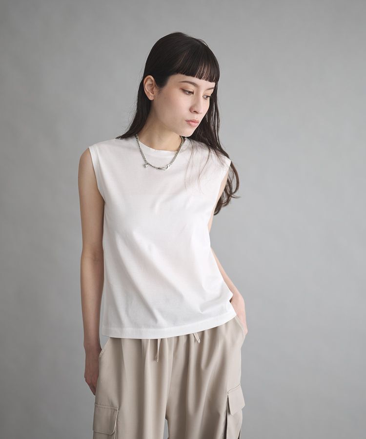 GARAGE OF GOOD CLOTHING「【日本製】ライトタッチノースリプルオーバー」|Tシャツ・カットソー|
