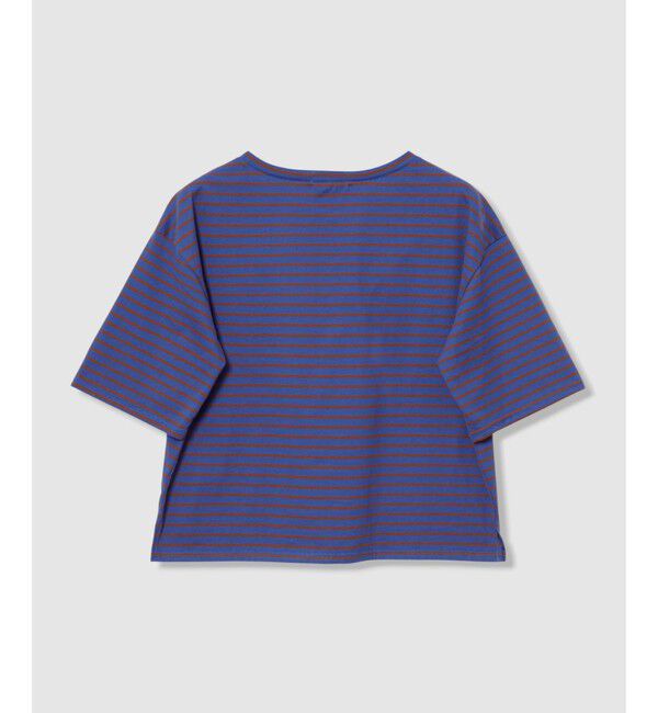 allureville「カレッジライクロゴボーダーＴシャツ」|Tシャツ・カットソー|