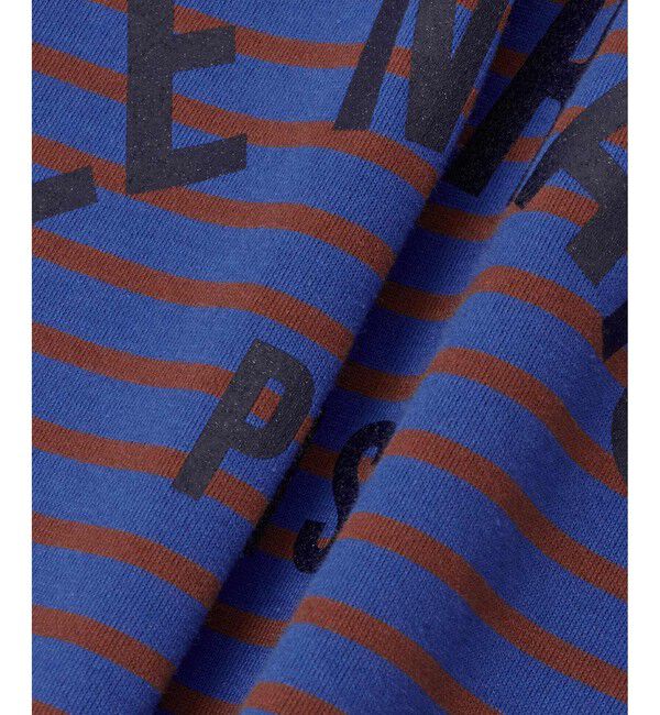 allureville「カレッジライクロゴボーダーＴシャツ」|Tシャツ・カットソー|