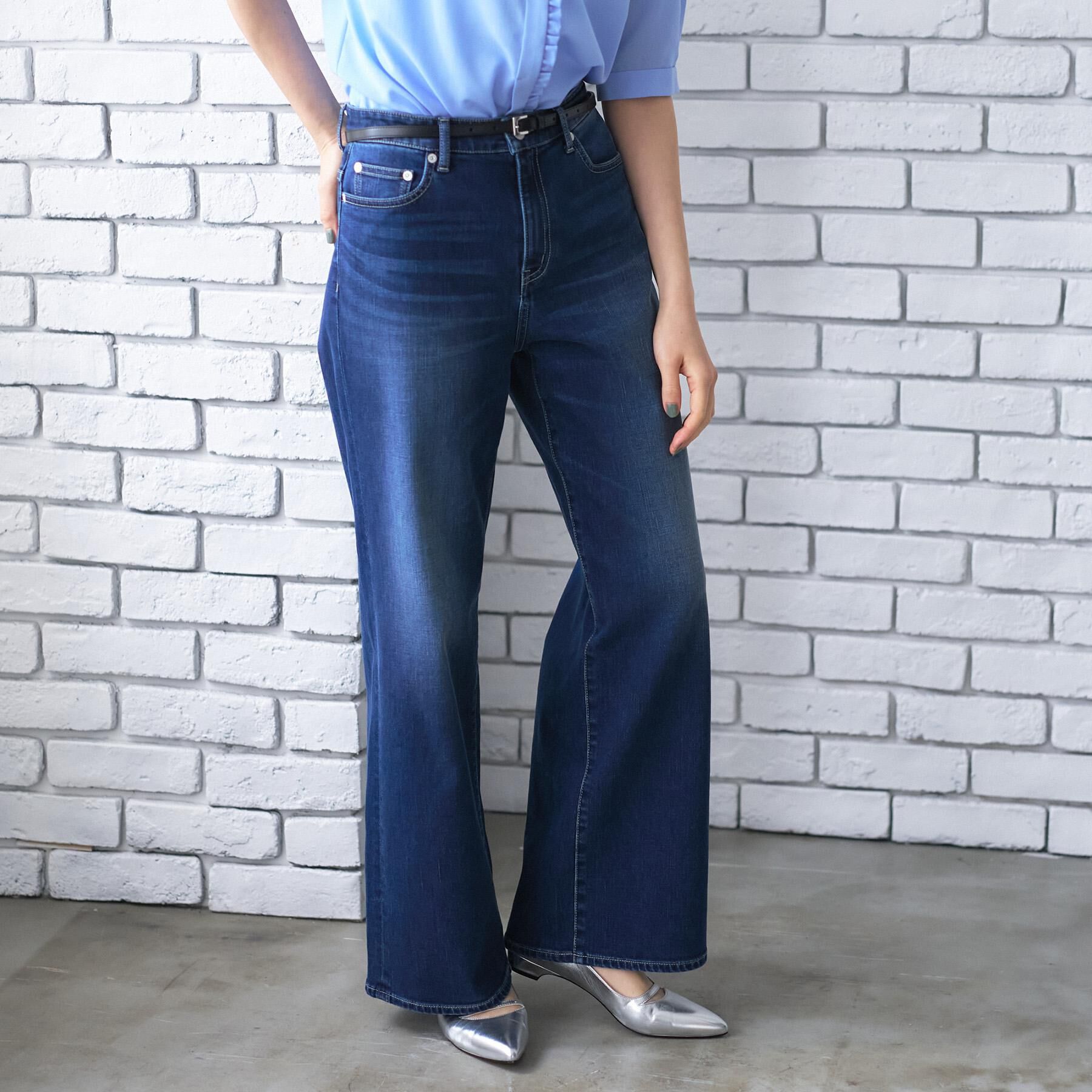 UNTITLED「【新色追加/人気デニム】MAKE&times;DENIM WIDE」|デニム|