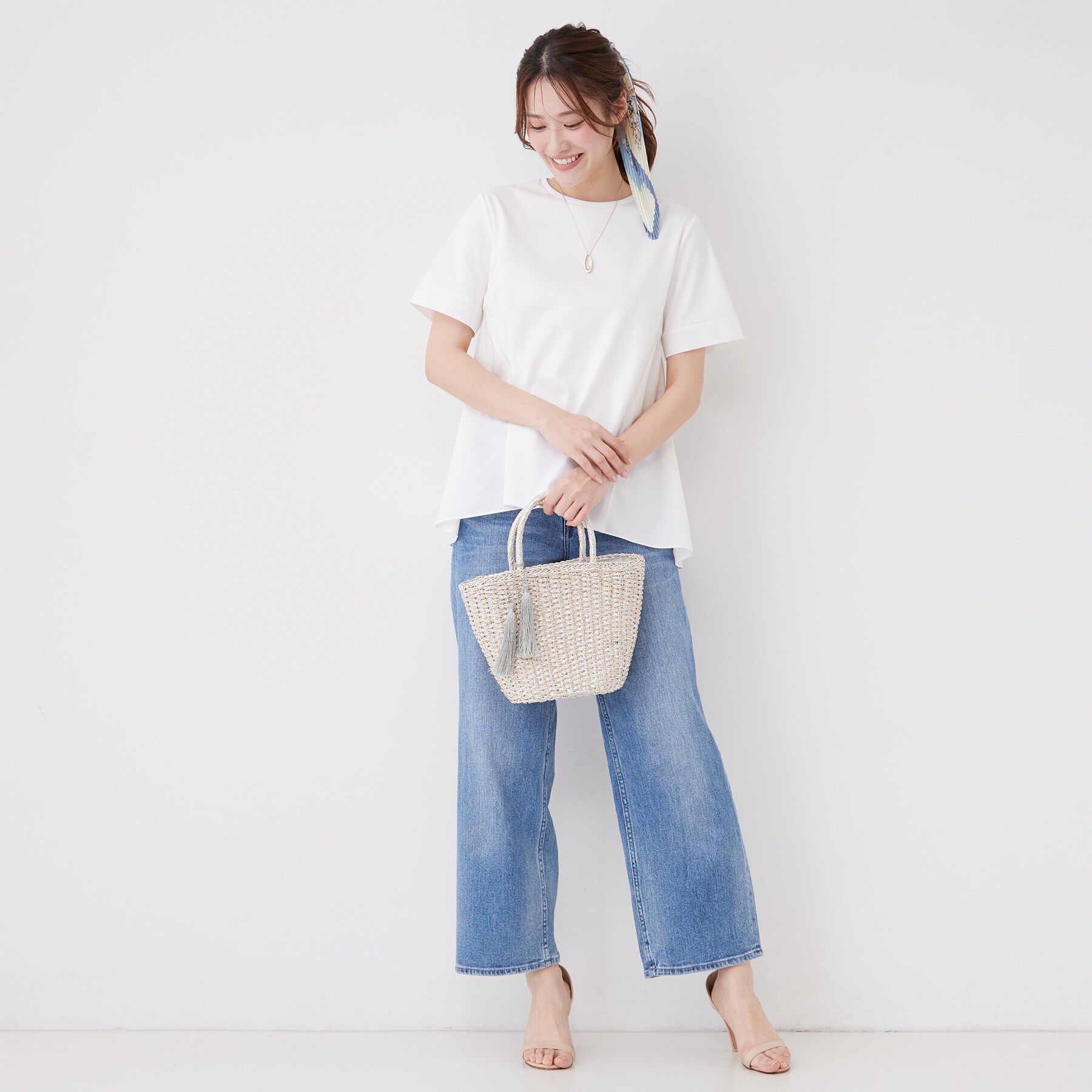 COUP DE CHANCE「【手洗い可／日本製】バックペプラムデザイン プルオーバー」|Tシャツ・カットソー|