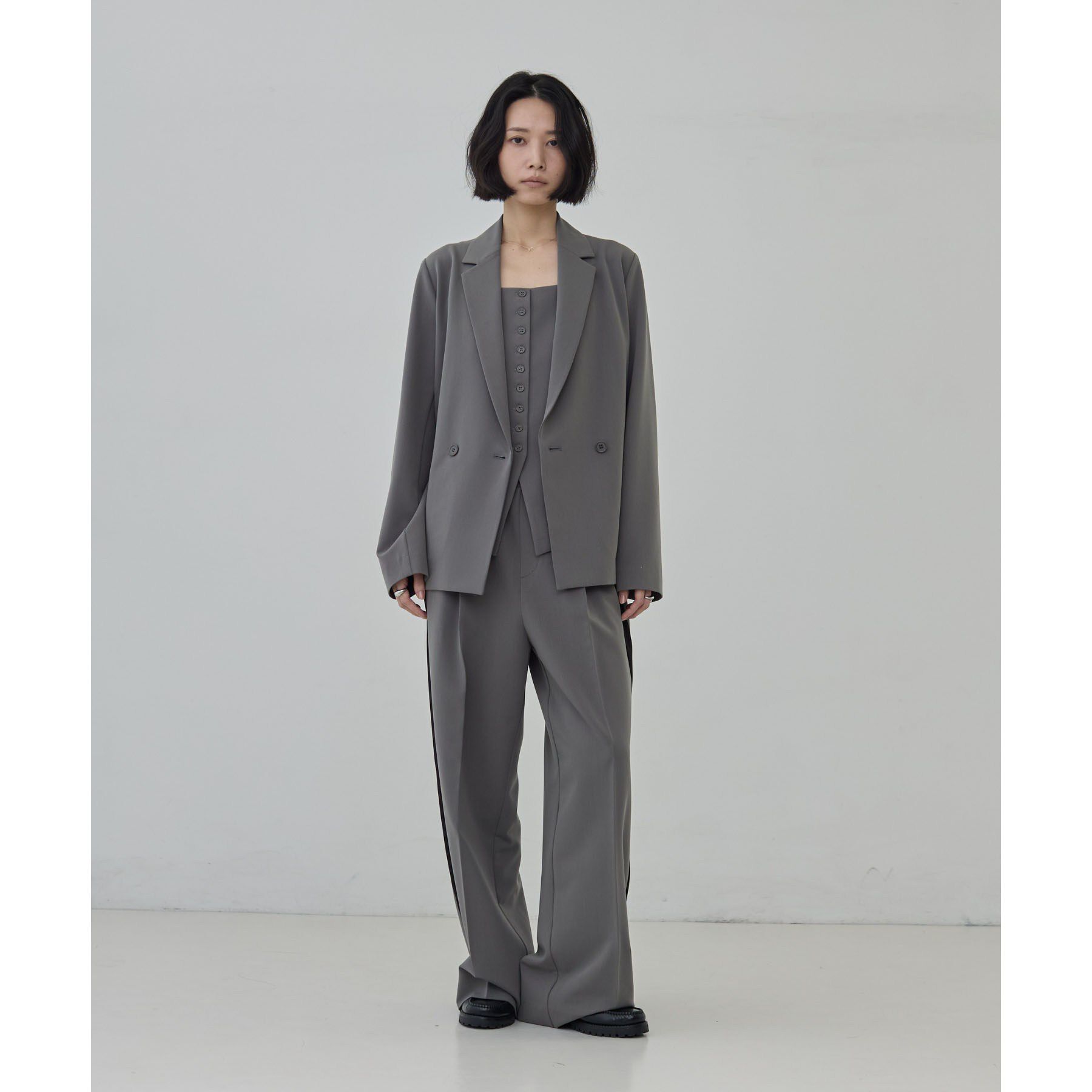 GALLEST「Comfy Set Up｜キャミジレ【セットアップ対応／通勤／カセット服】」|ベスト・ジレ|
