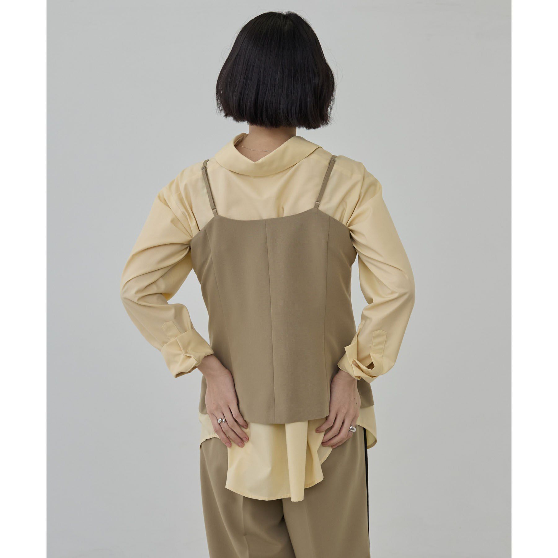 GALLEST「Comfy Set Up｜キャミジレ【セットアップ対応／通勤／カセット服】」|ベスト・ジレ|