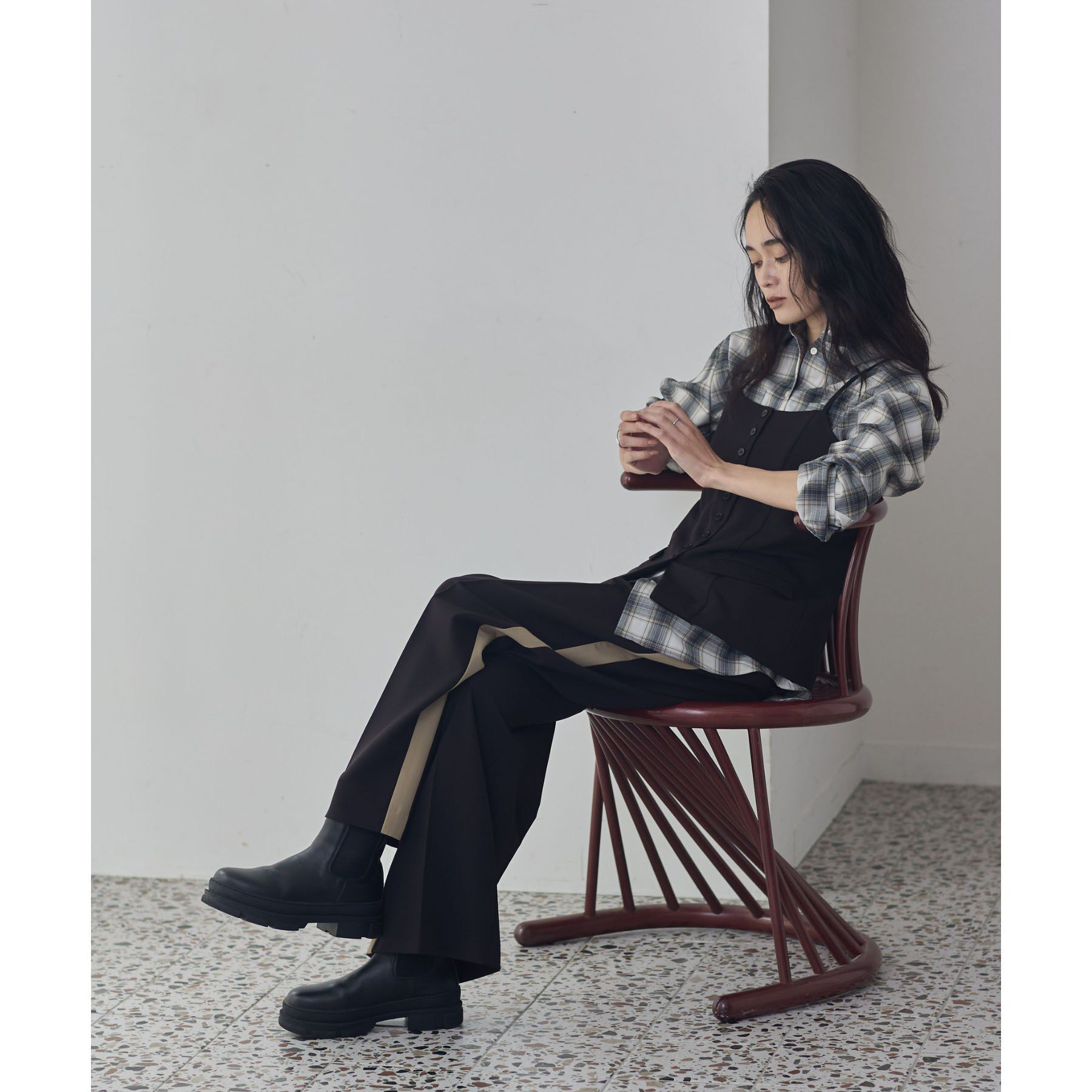 GALLEST「Comfy Set Up｜キャミジレ【セットアップ対応／通勤／カセット服】」|ベスト・ジレ|