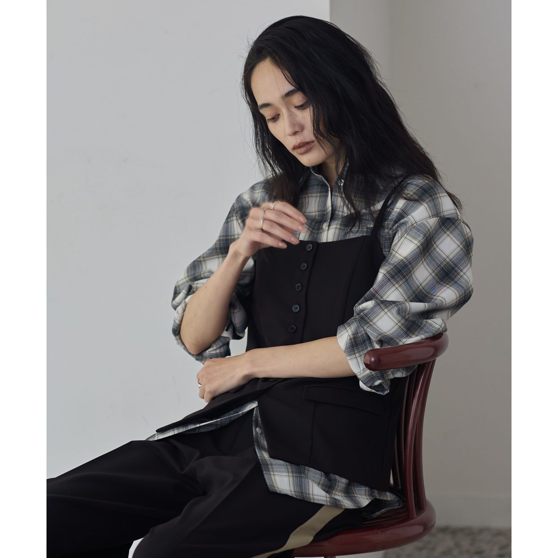 GALLEST「Comfy Set Up｜キャミジレ【セットアップ対応／通勤／カセット服】」|ベスト・ジレ|