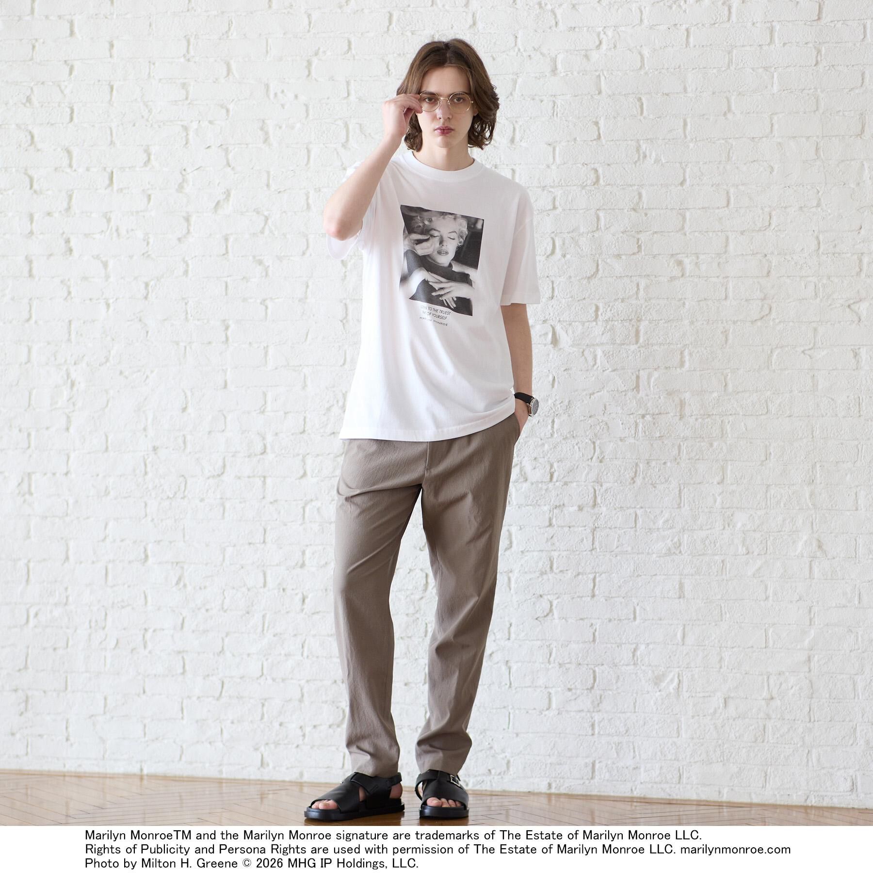 TAKEO KIKUCHI「【別注】マリリン・モンロー/フォトTシャツ」|Tシャツ・カットソー|
