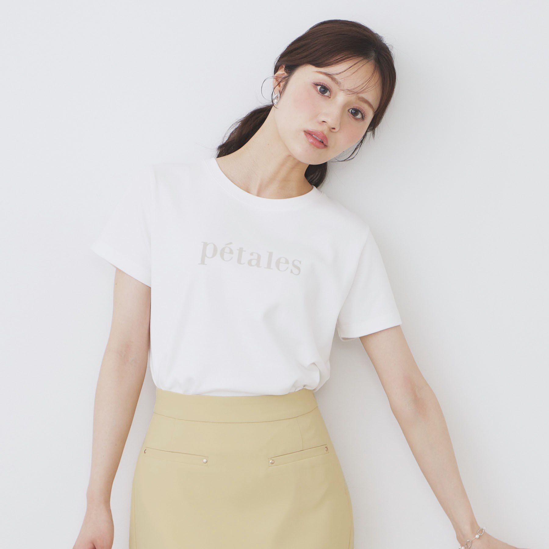 index「《S-LLサイズ》フロッキーロゴTシャツ【接触冷感／UVケア／洗濯機洗い可】」|Tシャツ・カットソー|