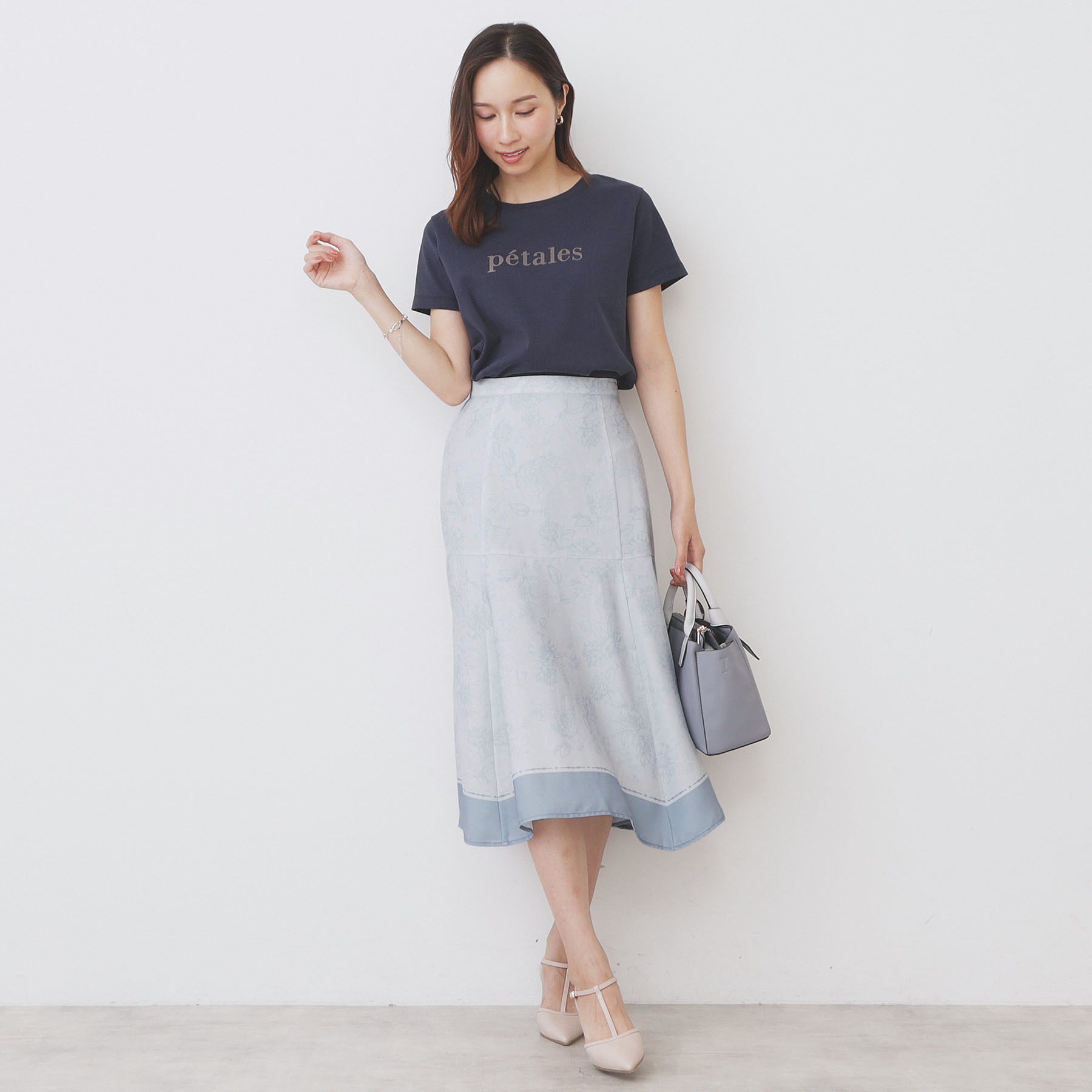 index「《S-LLサイズ》フロッキーロゴTシャツ【接触冷感／UVケア／洗濯機洗い可】」|Tシャツ・カットソー|