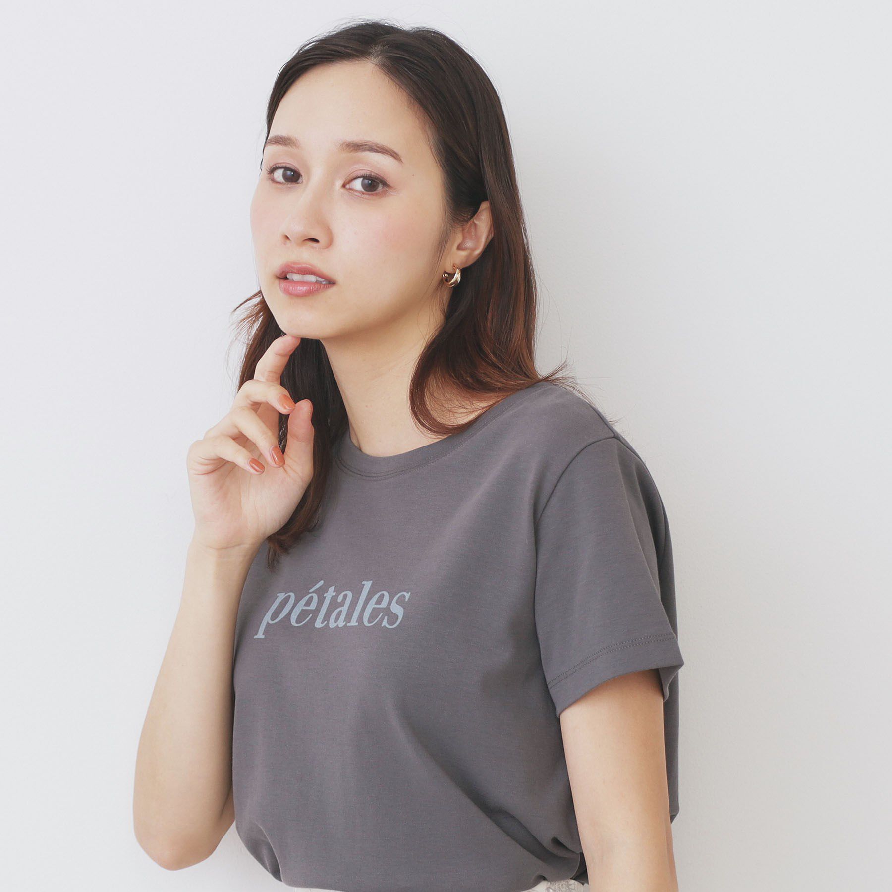 index「《S-LLサイズ》フロッキーロゴTシャツ【接触冷感／UVケア／洗濯機洗い可】」|Tシャツ・カットソー|