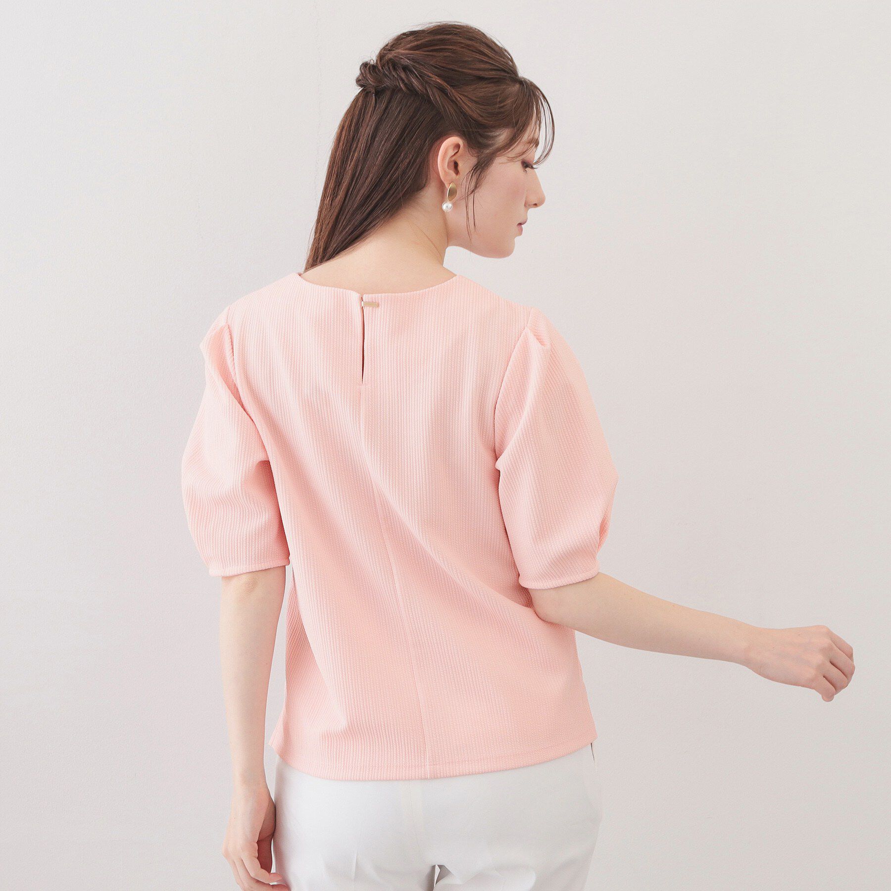 index「タックパフトップス【洗濯機OK／UVケア／接触冷感】」|Tシャツ・カットソー|