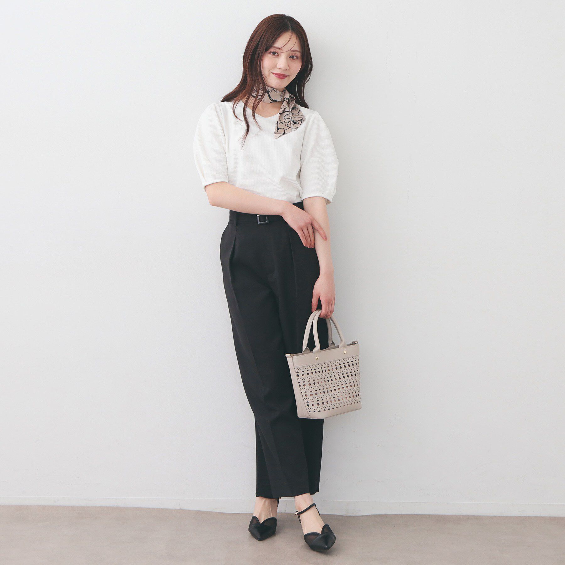 index「タックパフトップス【洗濯機OK／UVケア／接触冷感】」|Tシャツ・カットソー|