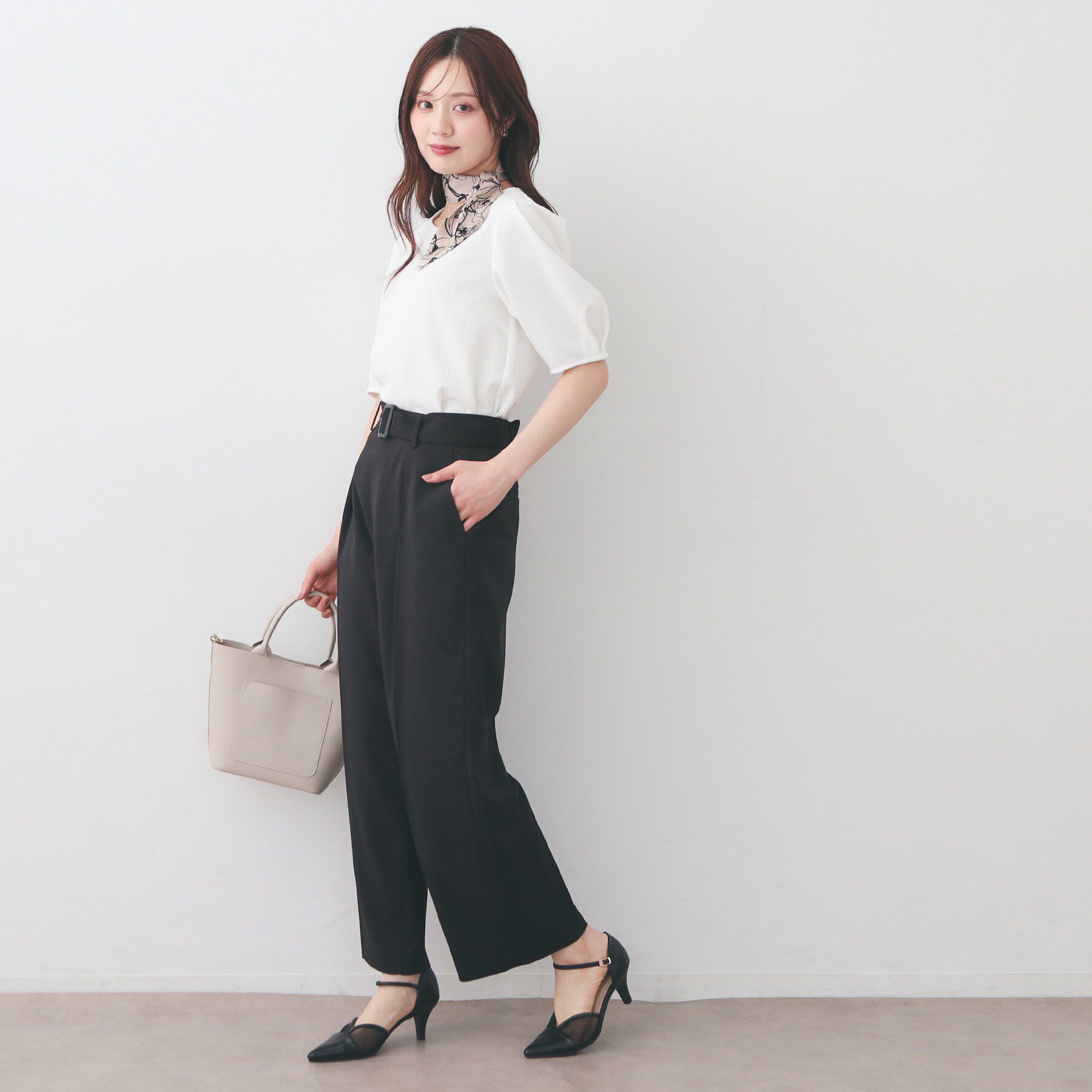 index「タックパフトップス【洗濯機OK／UVケア／接触冷感】」|Tシャツ・カットソー|