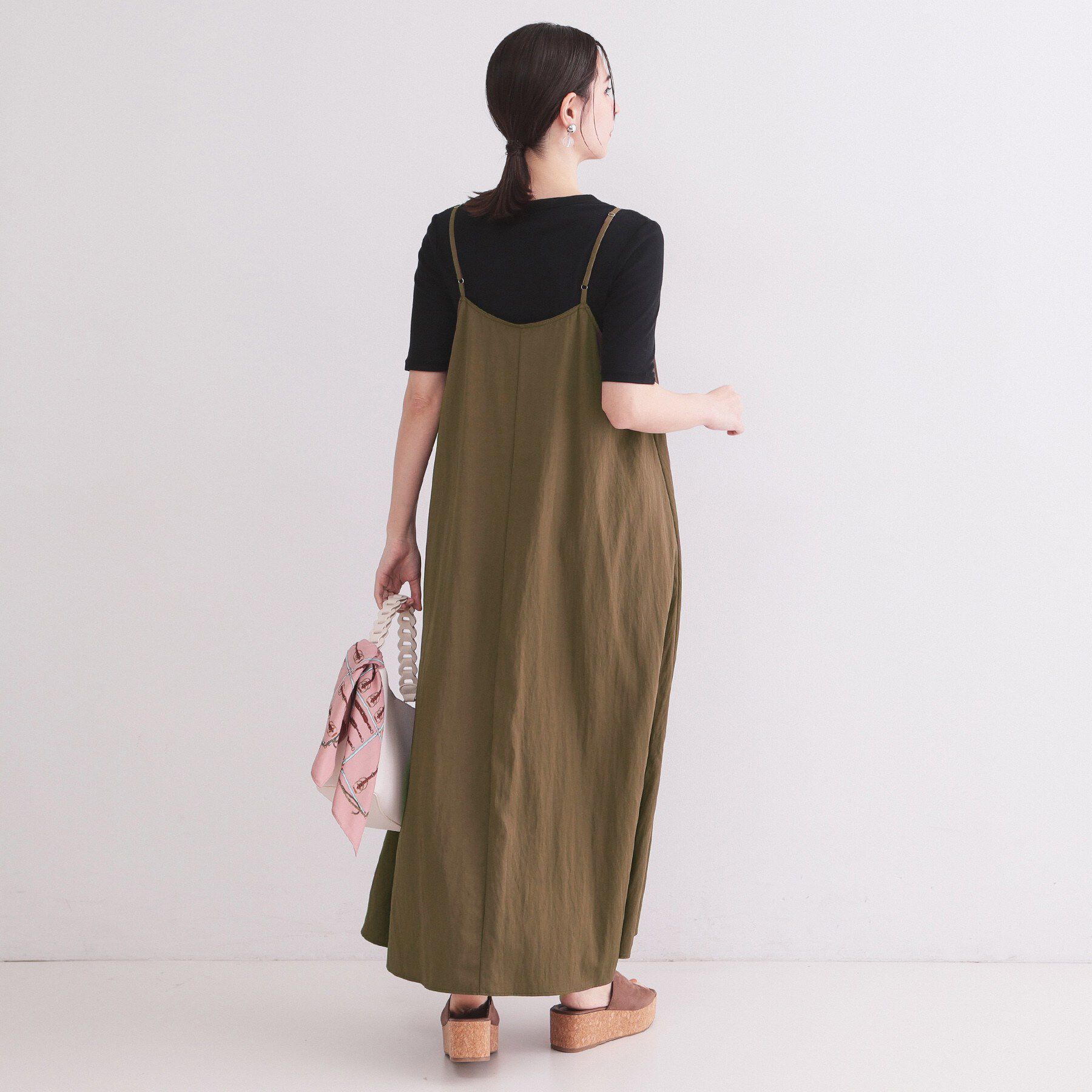 OPAQUE.CLIP「シアーコットンヘンリーネックカットソー【洗濯機OK】」|Tシャツ・カットソー|