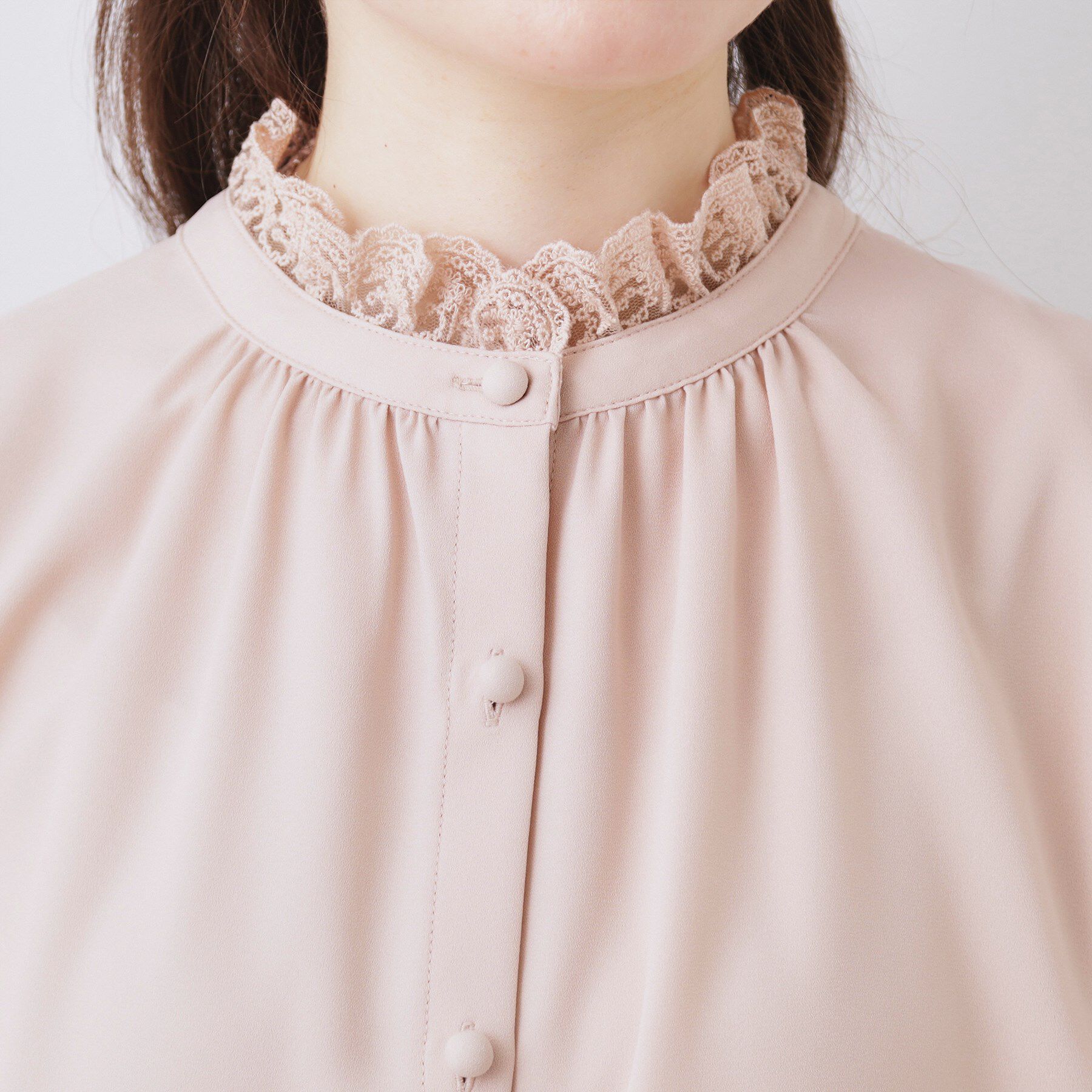 Couture broach「【2WAY・ハレの日・通勤】エンブロレースブラウス」|シャツ・ブラウス|