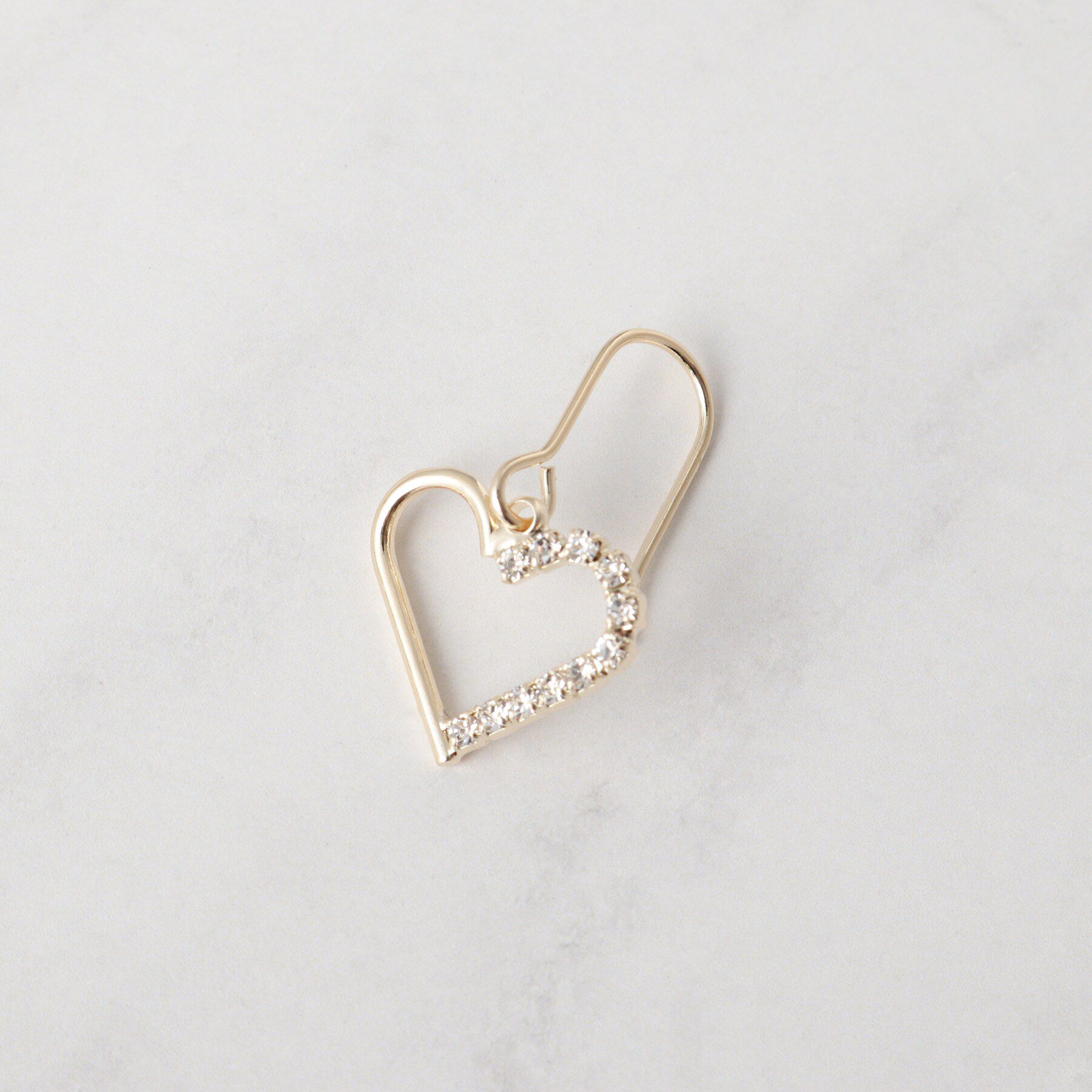 Couture broach「ビジューハートピアス」|ピアス|