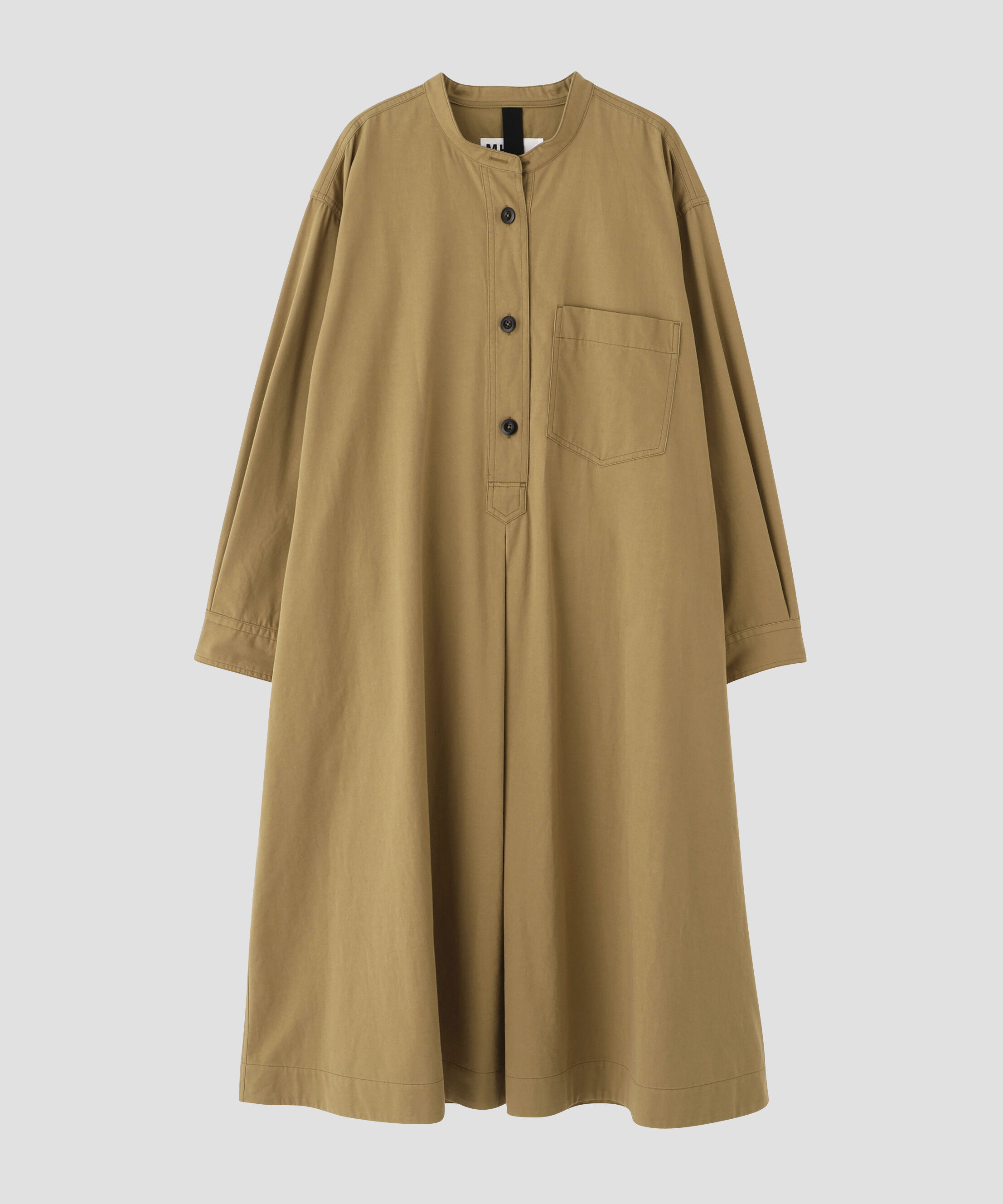 MHL.「BRUSHED SOFT COTTON TWILL DRESS」|ワンピース|