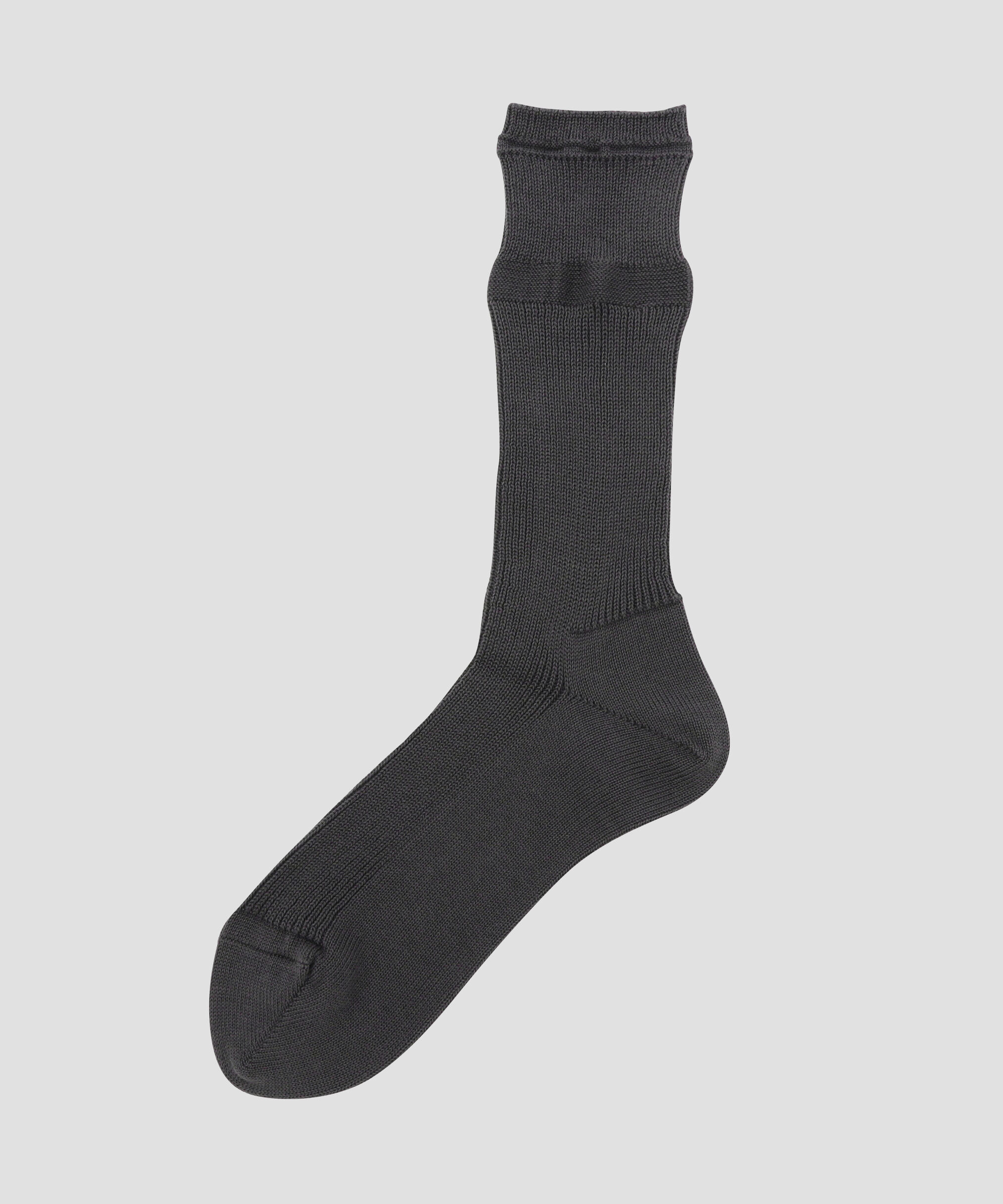 MHL.「WOMEN FINE COTTON RIB SOCKS」|ソックス|MID GREY2