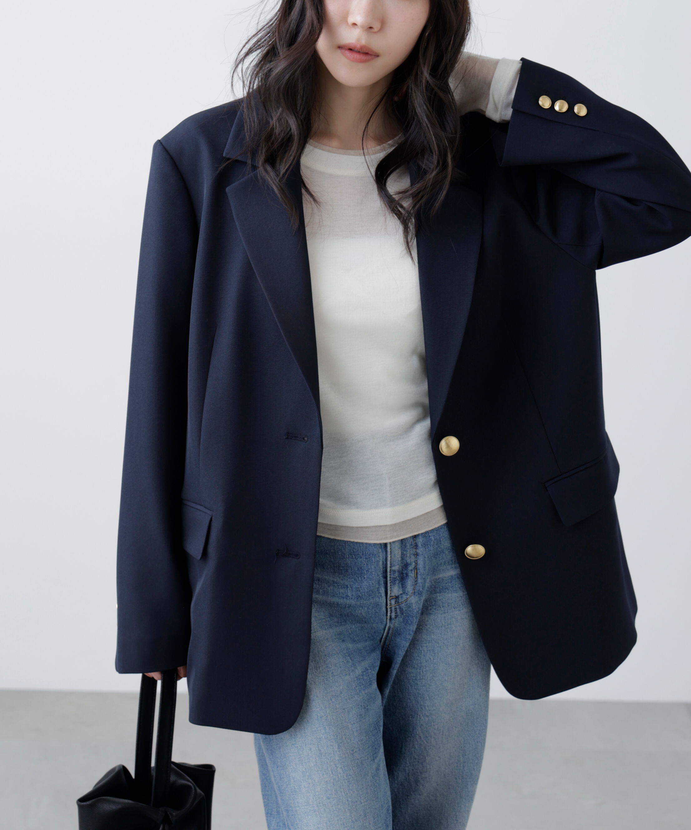 「〈セットアップ対応〉オーバーサイズシングルジャケット」|その他|
